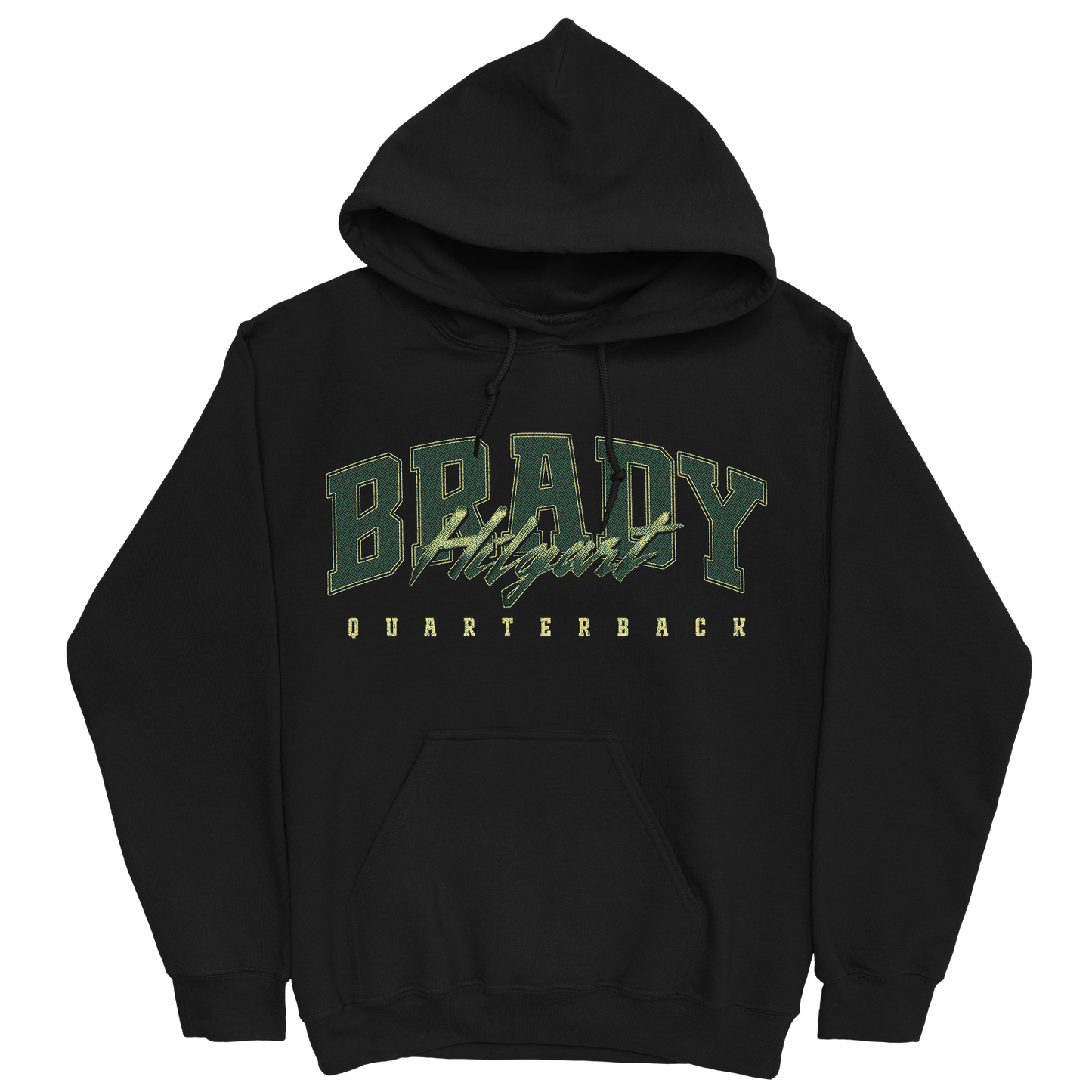 BRADY HILGART RETRO BLACK HOODIE