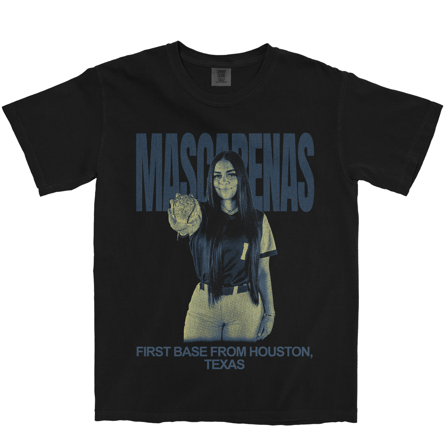 MIA MASCARENAS VINTAGE BLACK TEE
