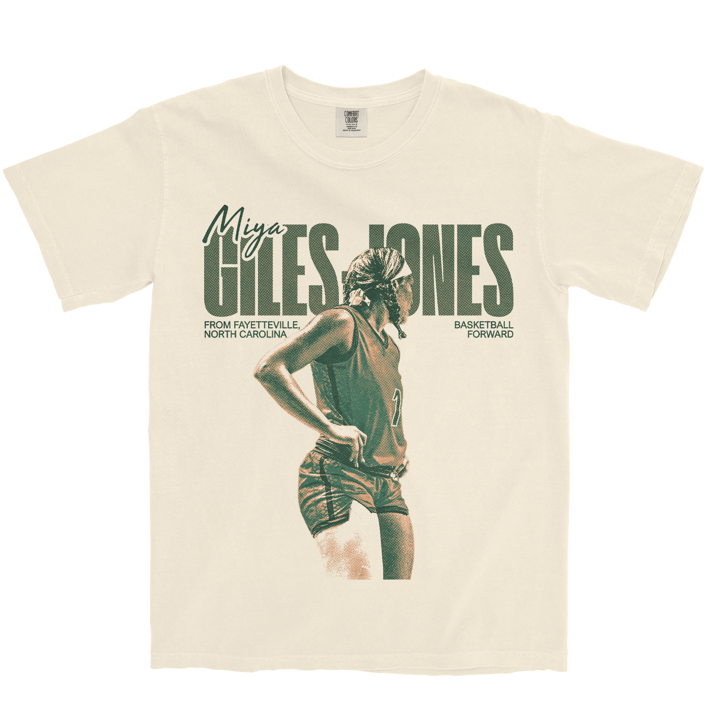 MIYA GILES-JONES VINTAGE IVORY TEE
