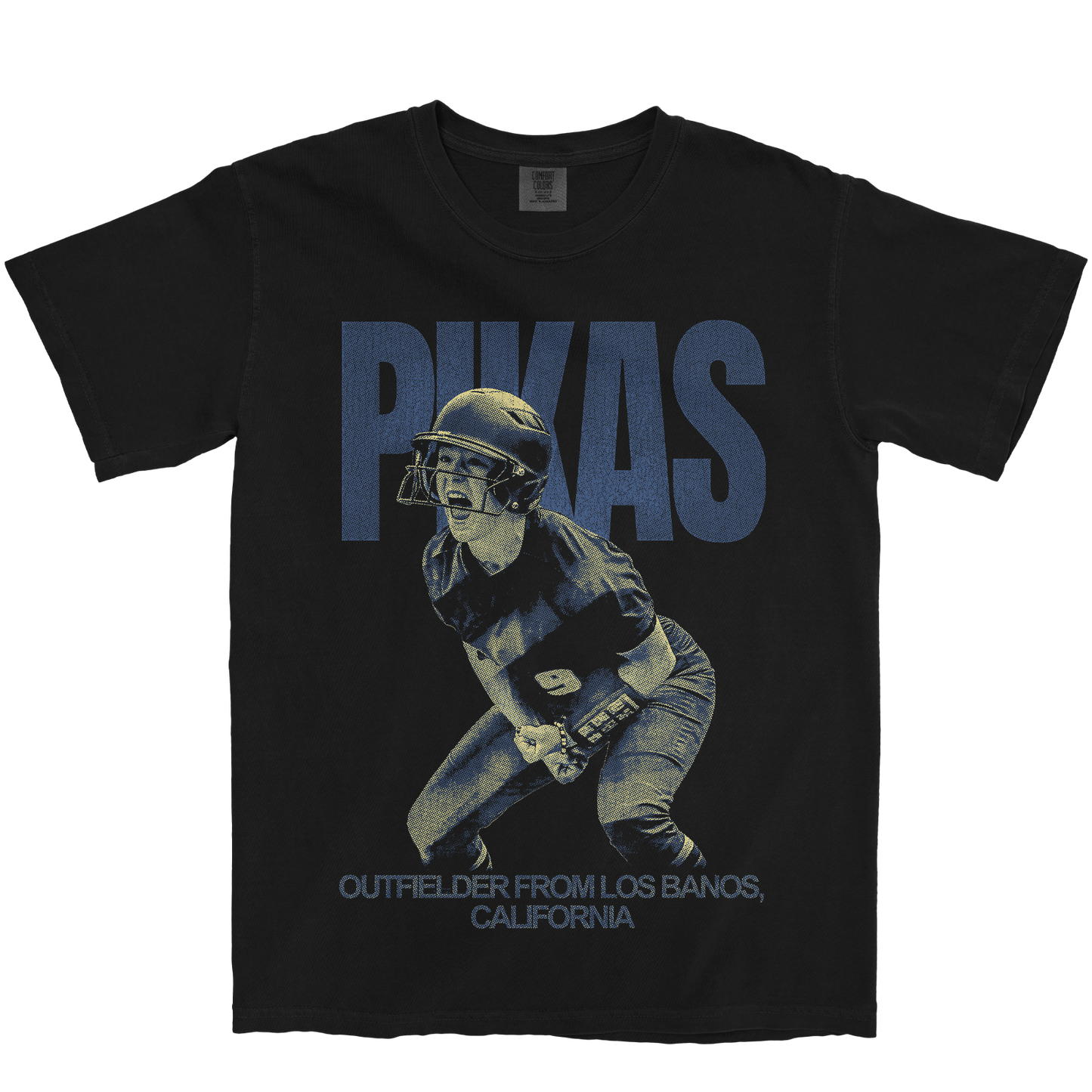 ABI PIKAS VINTAGE BLACK TEE