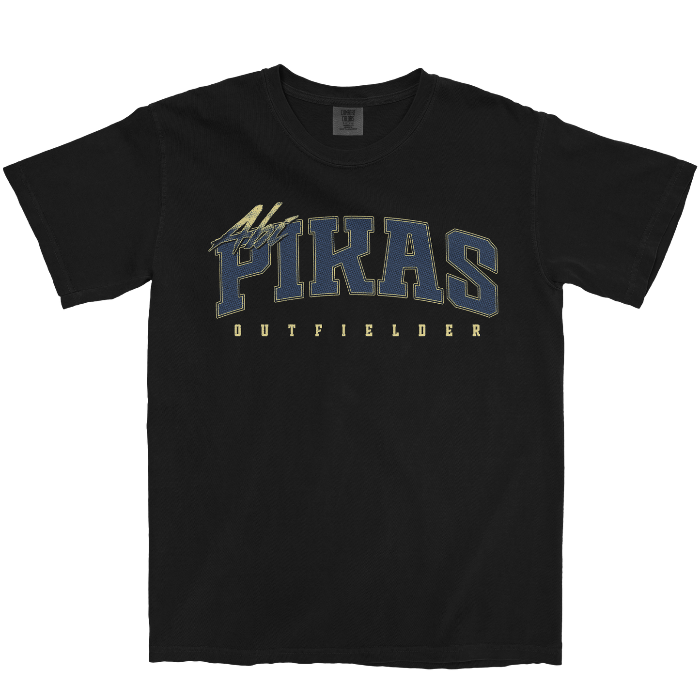 ABI PIKAS RETRO BLACK TEE