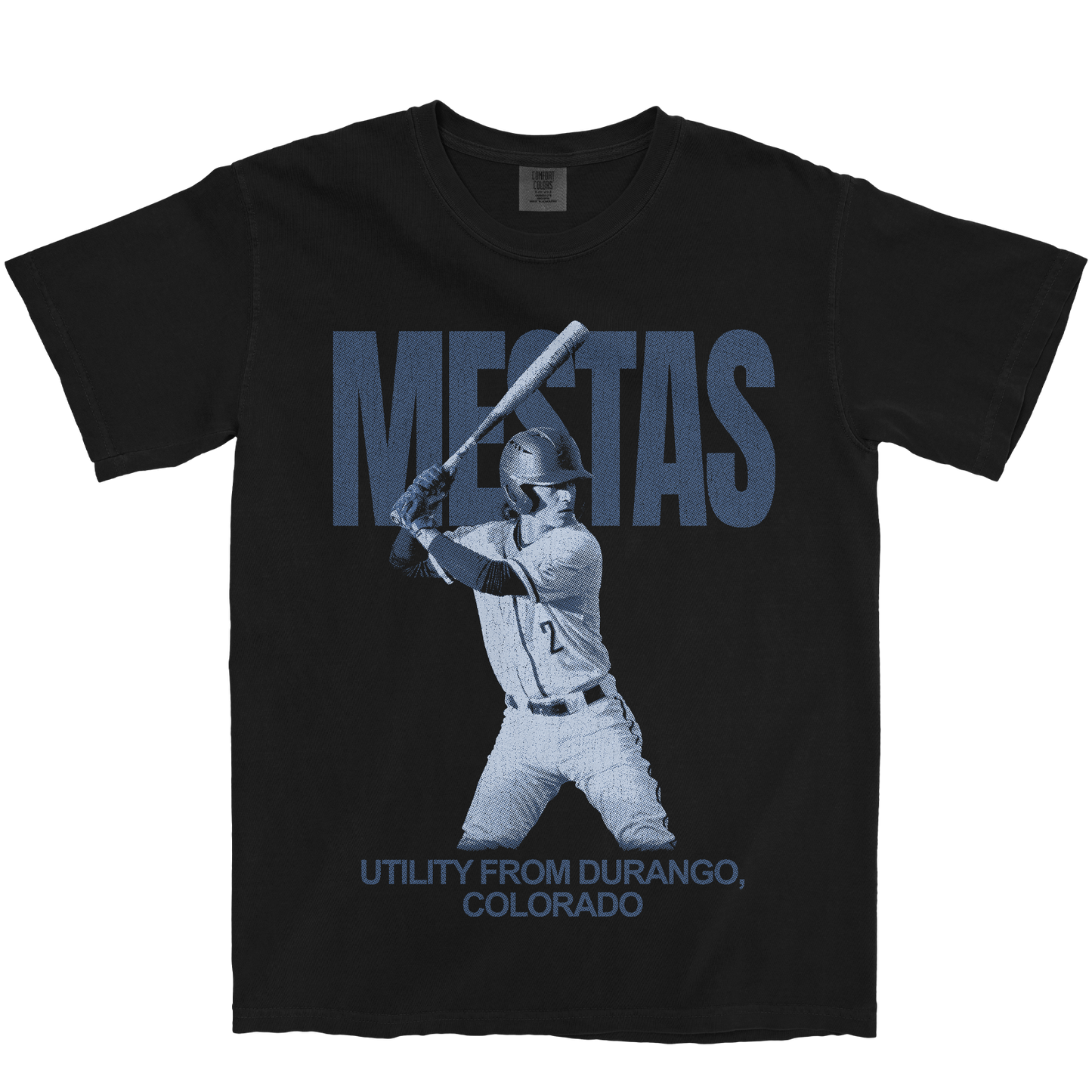 GAGE MESTAS VINTAGE BLACK TEE
