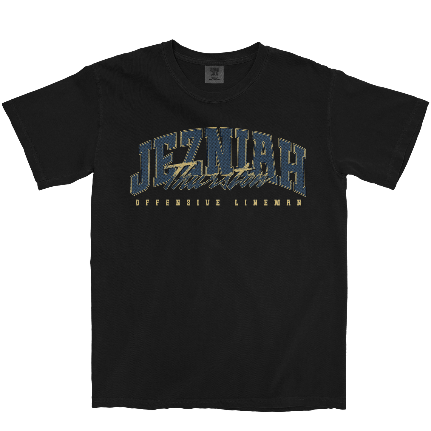 JEZNIAH THURSTON RETRO BLACK TEE