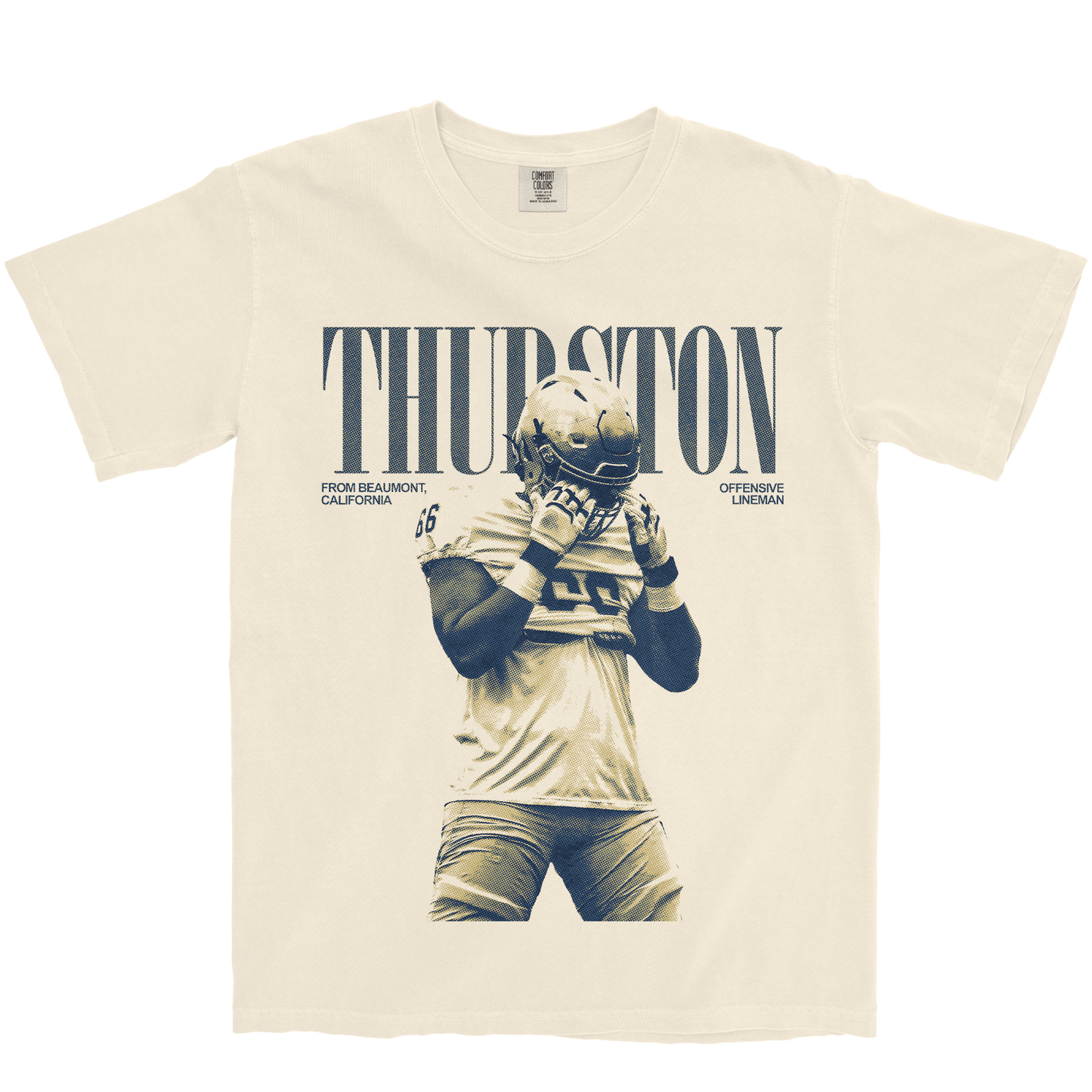 JEZNIAH THURSTON VINTAGE IVORY TEE