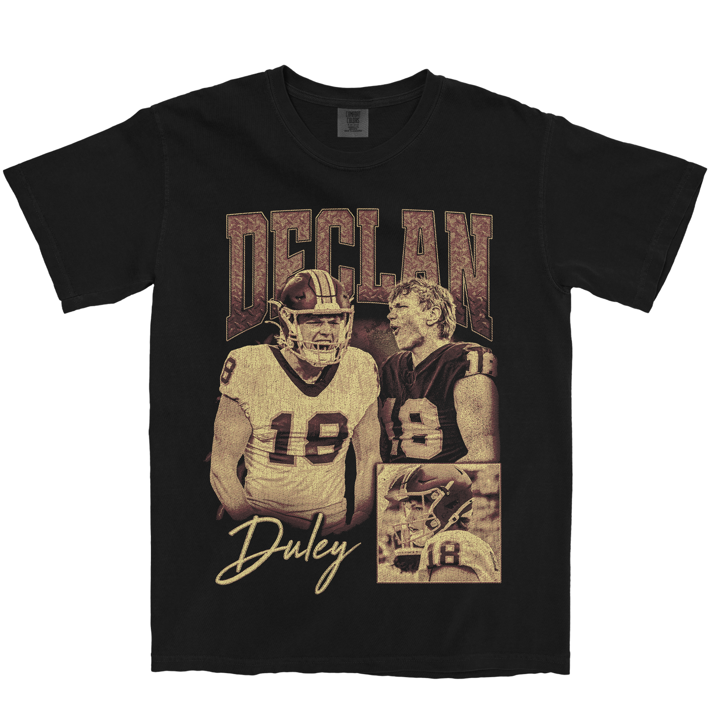 DECLAN DULEY GRAPHIC BLACK TEE