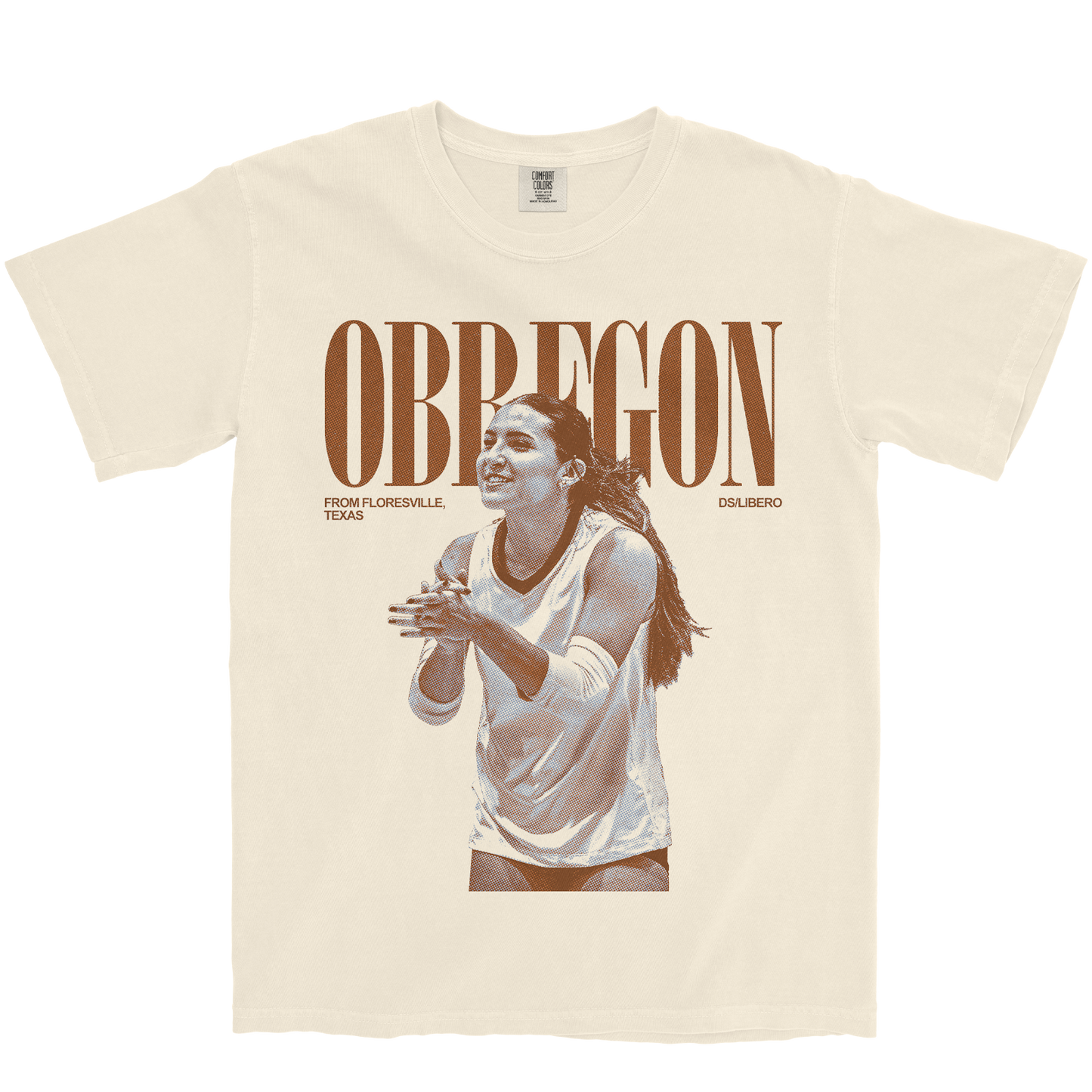 GIADA OBREGON VINTAGE IVORY TEE
