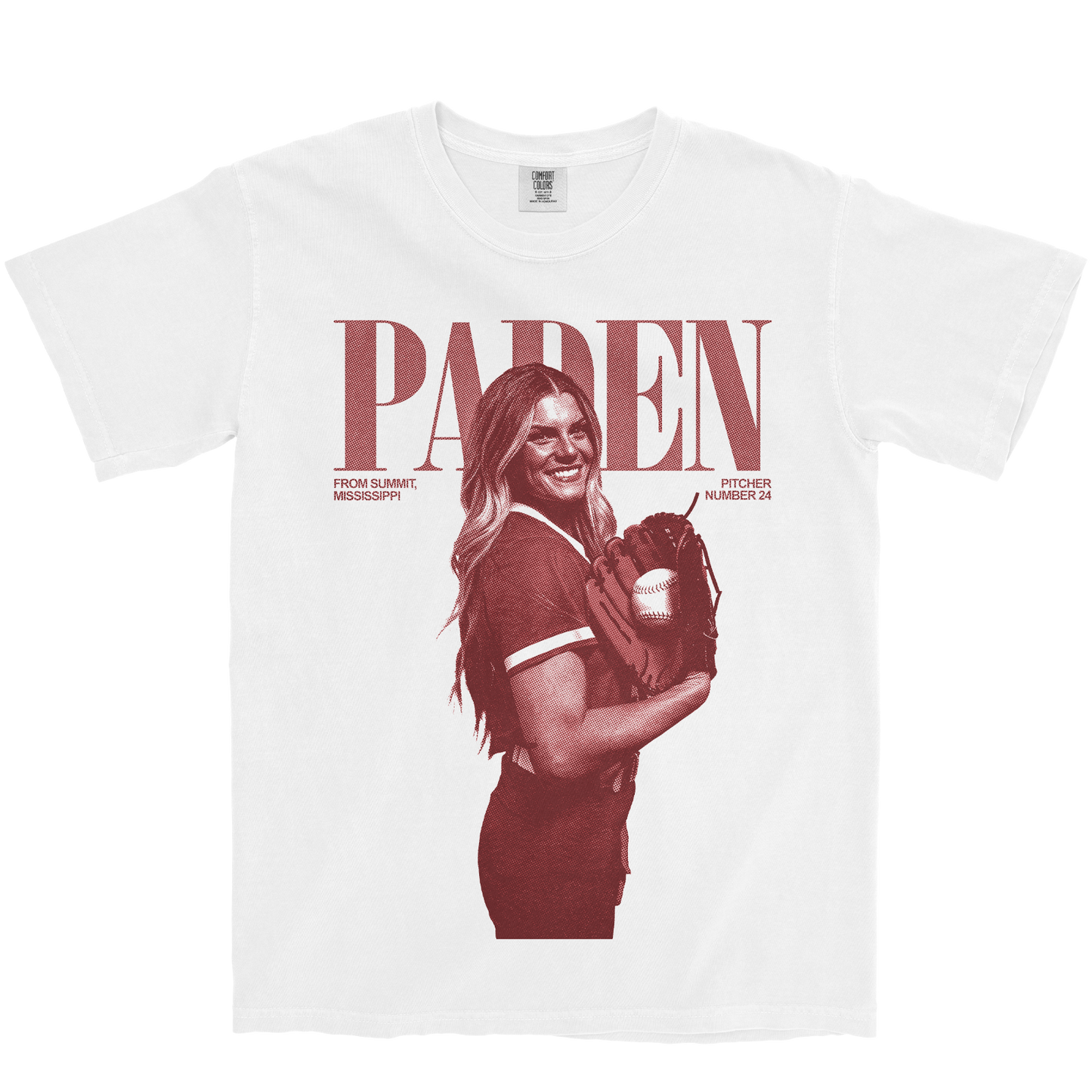 AVERI PADEN VINTAGE WHITE TEE
