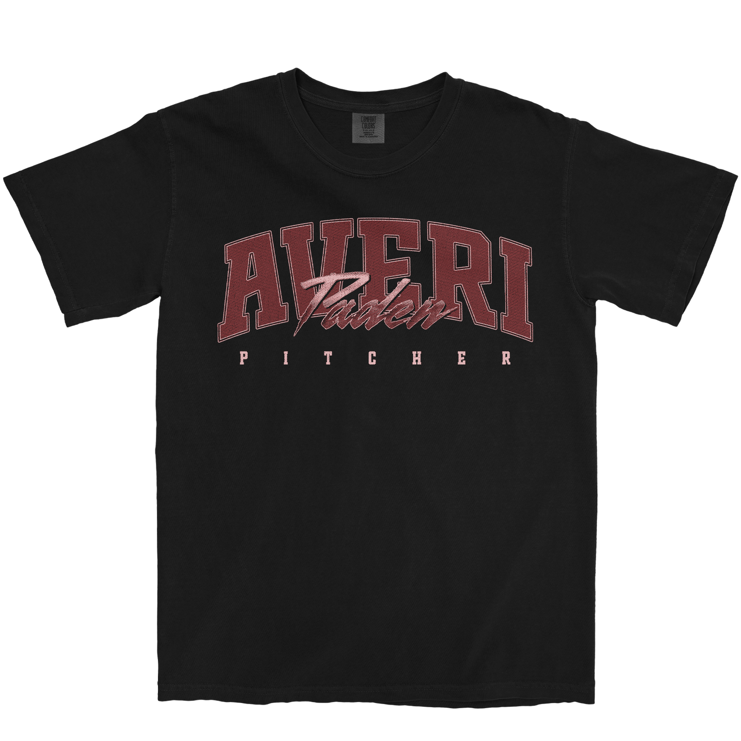 AVERI PADEN RETRO BLACK TEE