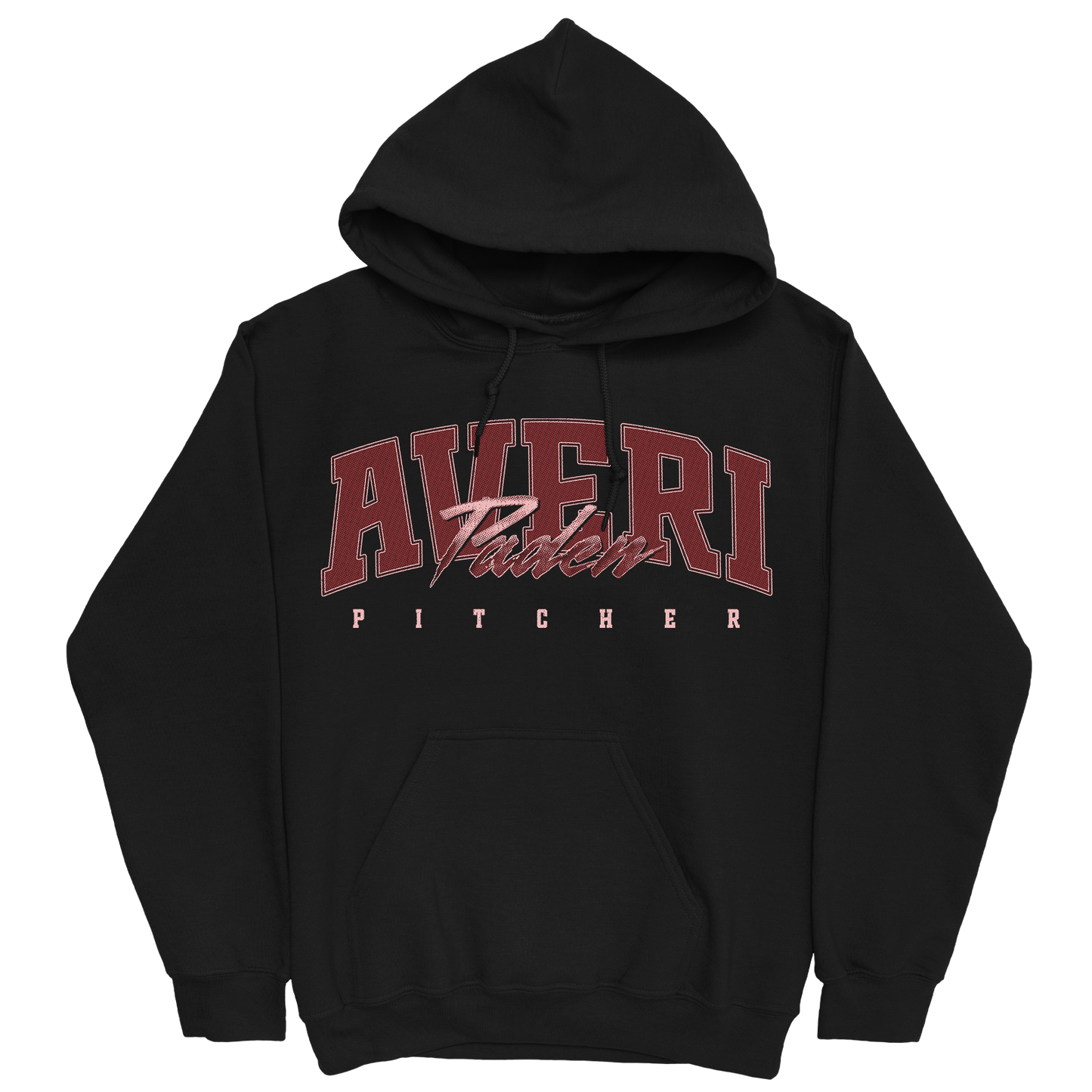 AVERI PADEN RETRO BLACK HOODIE