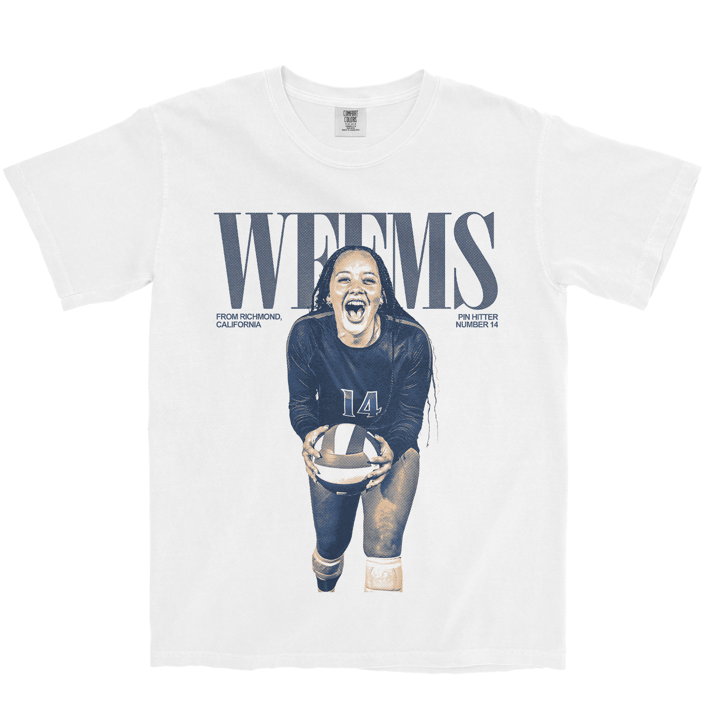 TYRAH WEEMS VINTAGE WHITE TEE