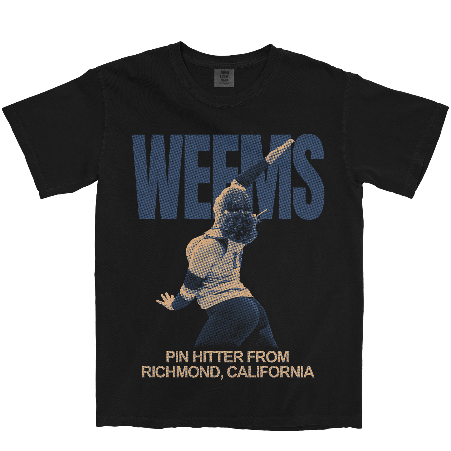 TYRAH WEEMS VINTAGE BLACK TEE