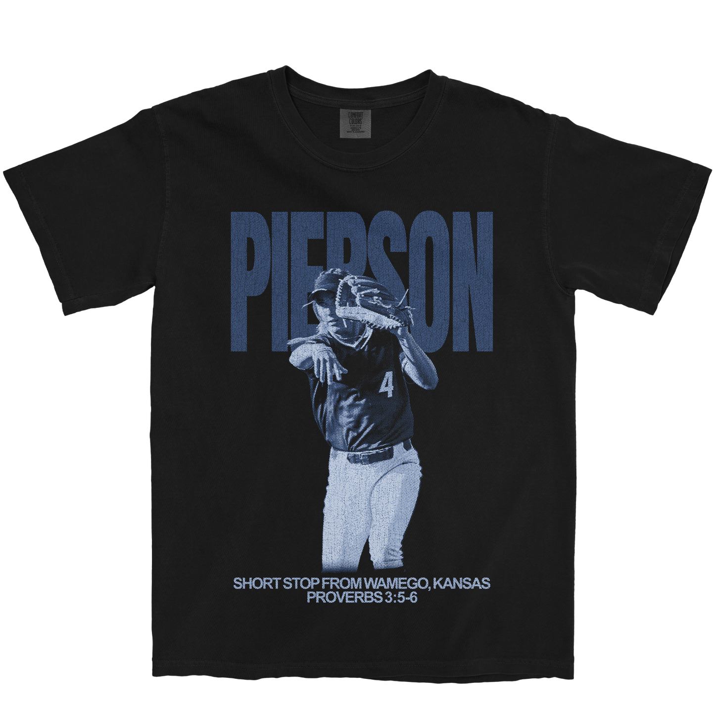 ASHTEN PIERSON VINTAGE BLACK TEE
