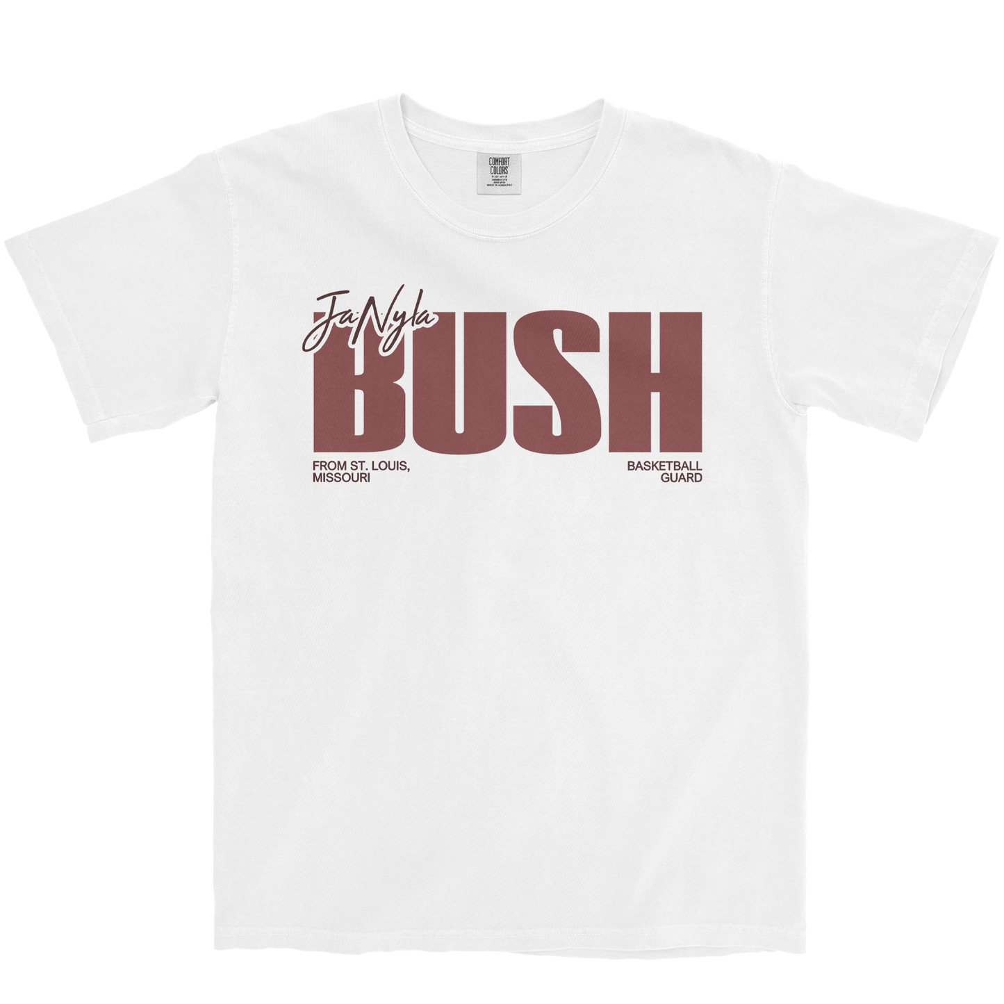 JANYLA BUSH CLASSIC WHITE TEE