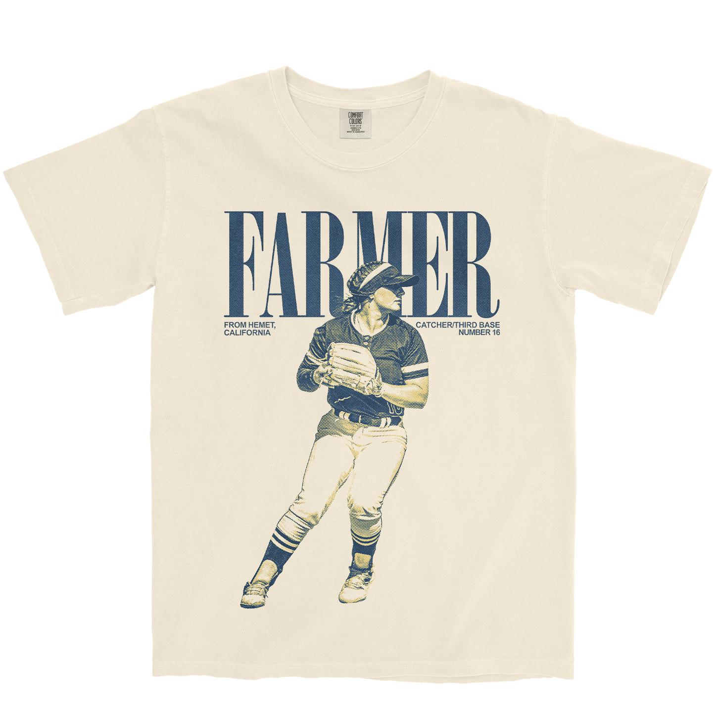 SYDNEY FARMER VINTAGE IVORY TEE