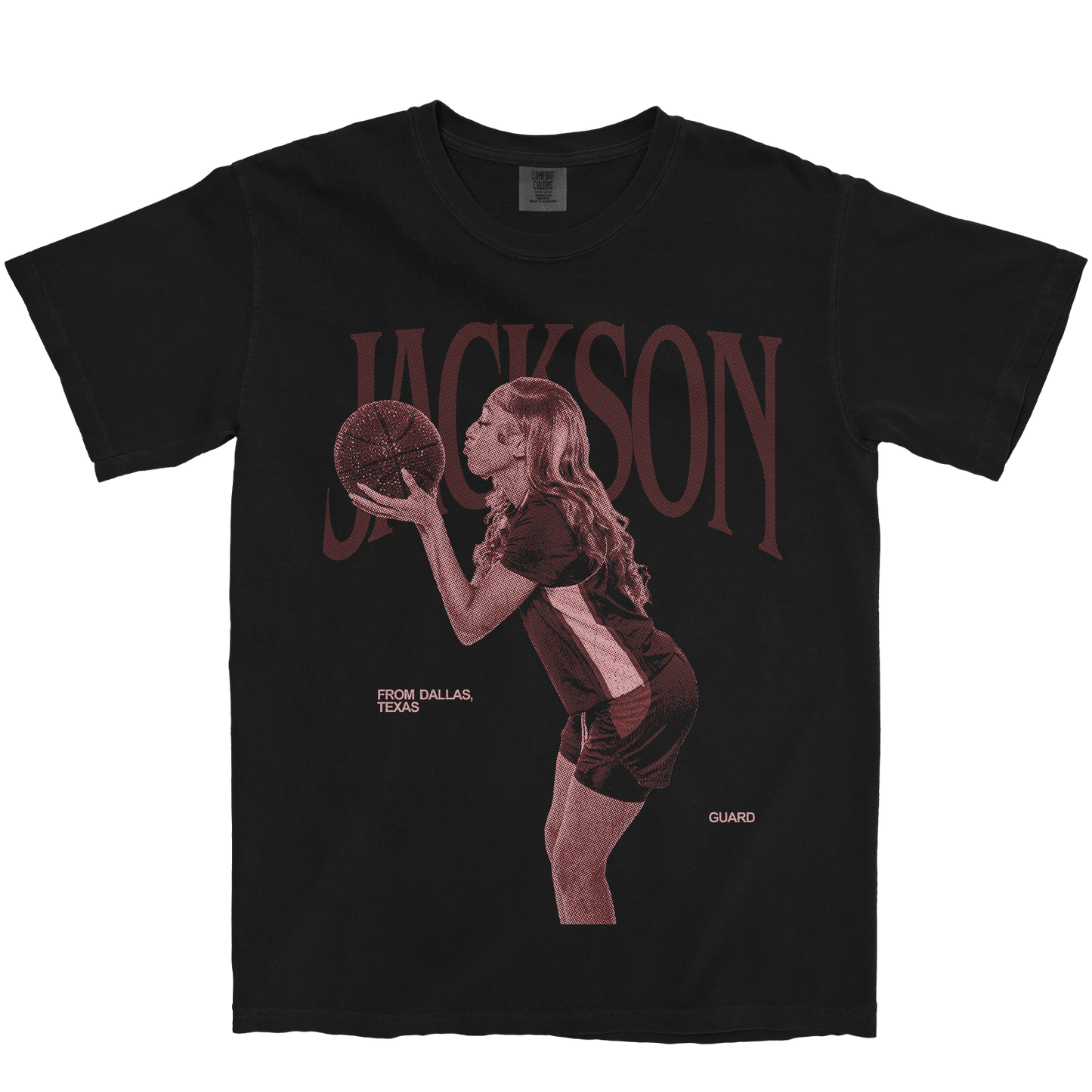 JAZMYNE JACKSON VINTAGE BLACK TEE