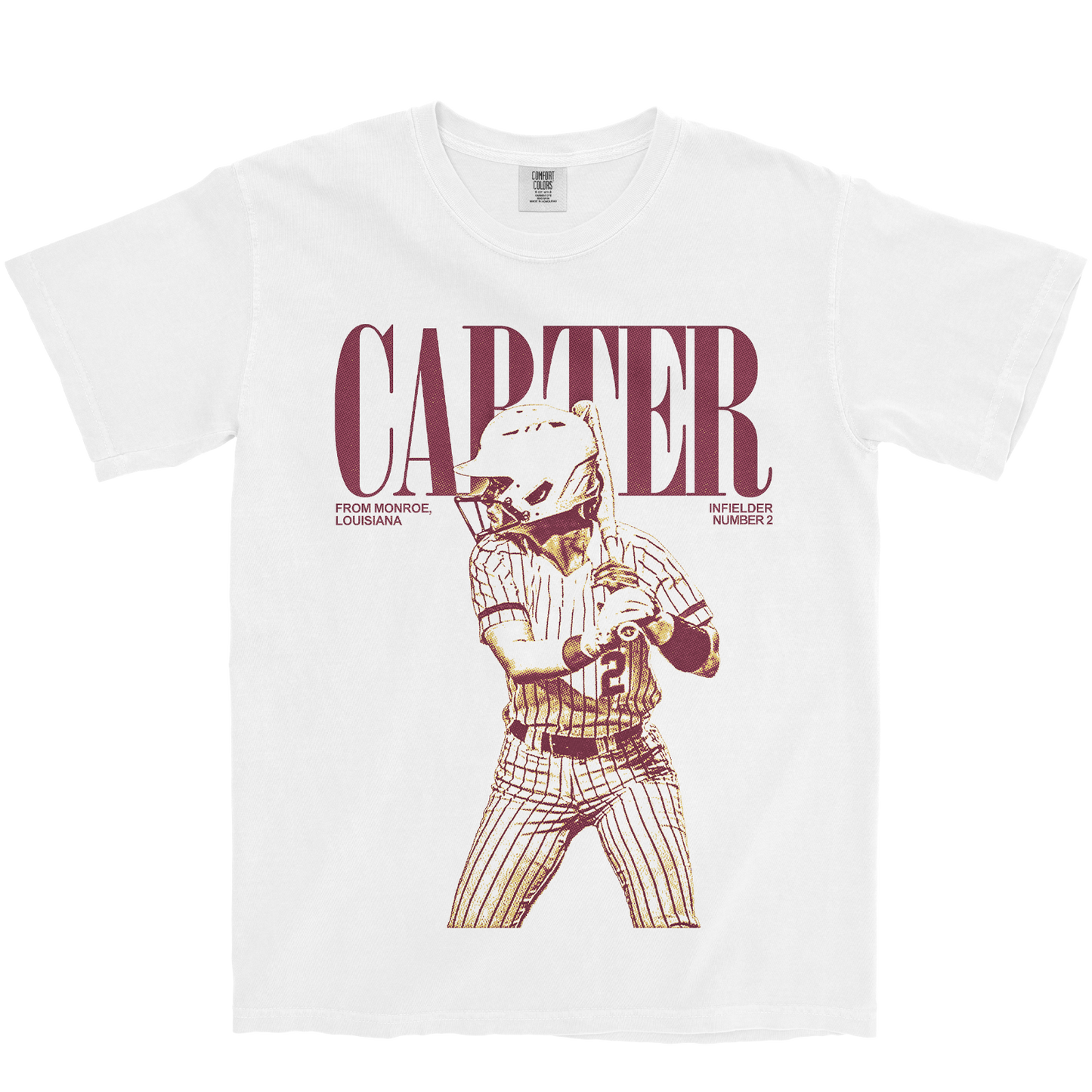 ELLE CARTER VINTAGE WHITE TEE