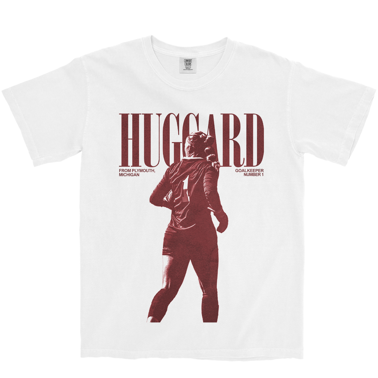 CHARLOTTE HUGGARD VINTAGE WHITE TEE