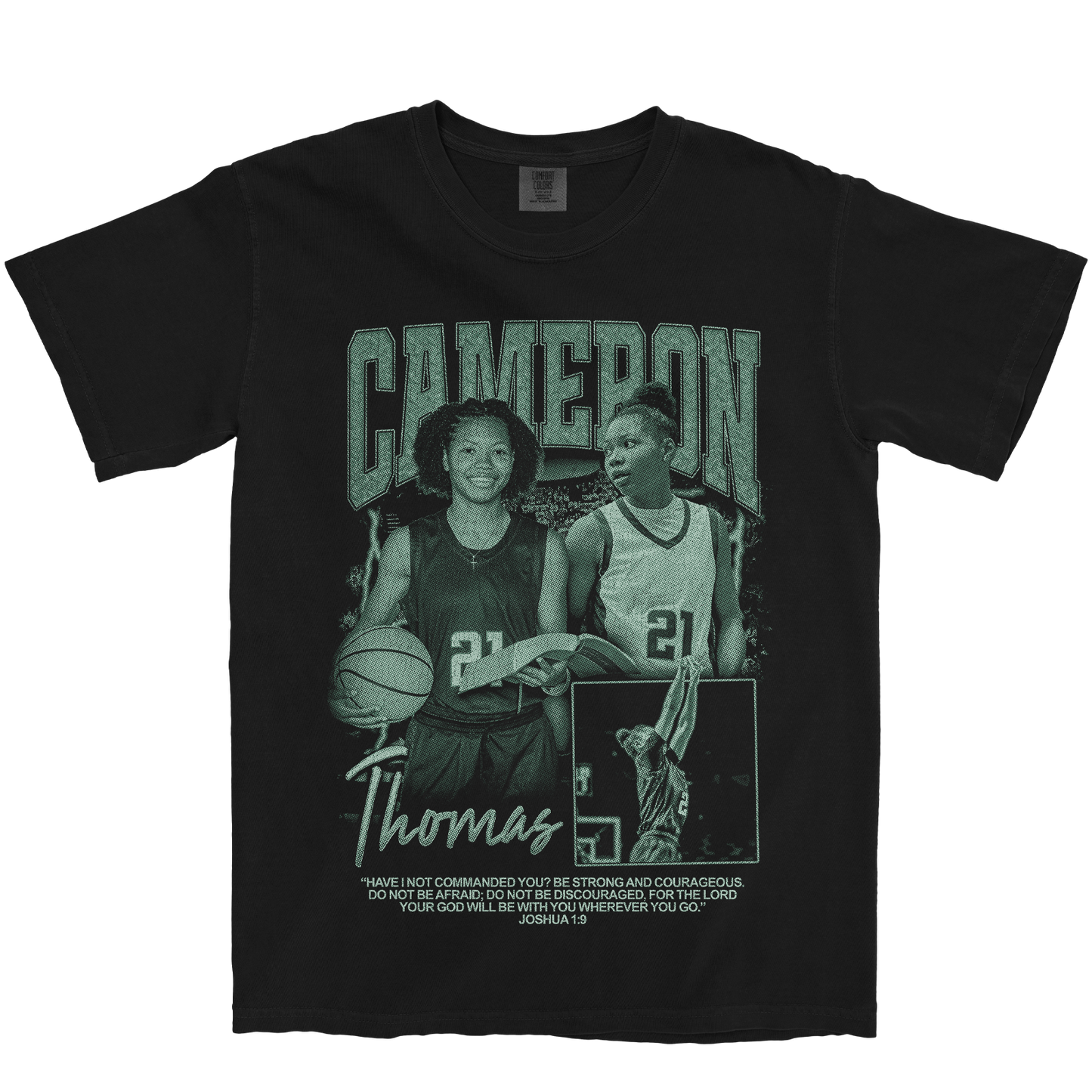CAMERON THOMAS GRAPHIC BLACK TEE