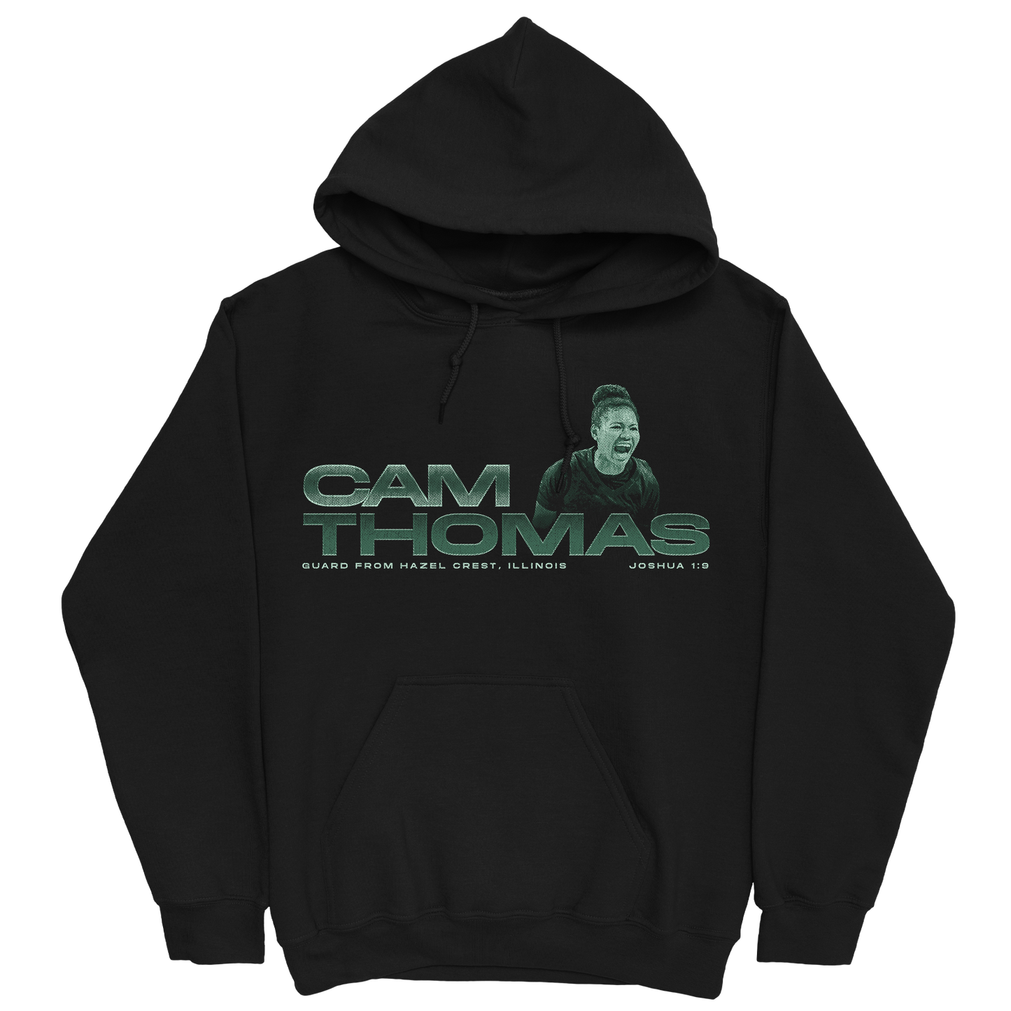 CAMERON THOMAS RETRO BLACK HOODIE