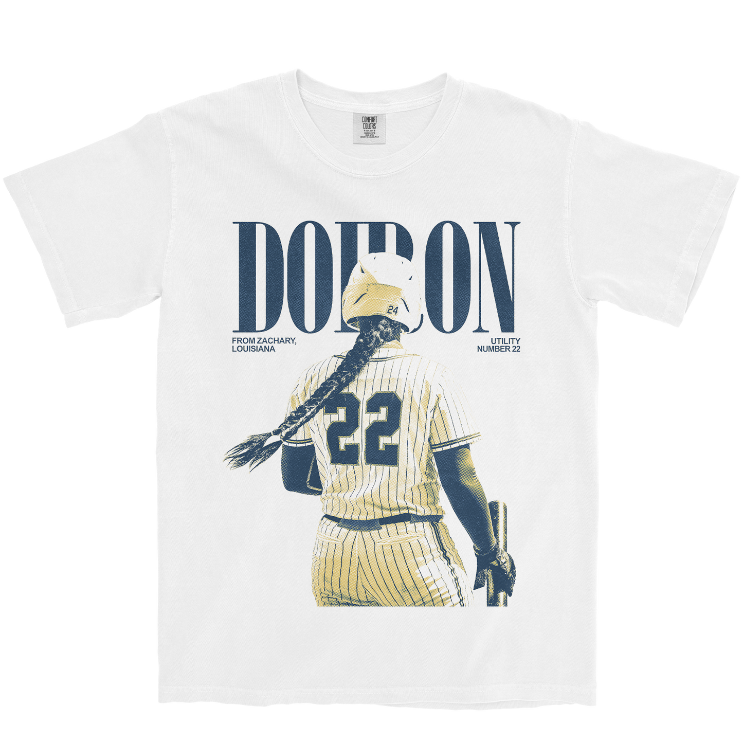 NYLA DOIRON VINTAGE WHITE TEE