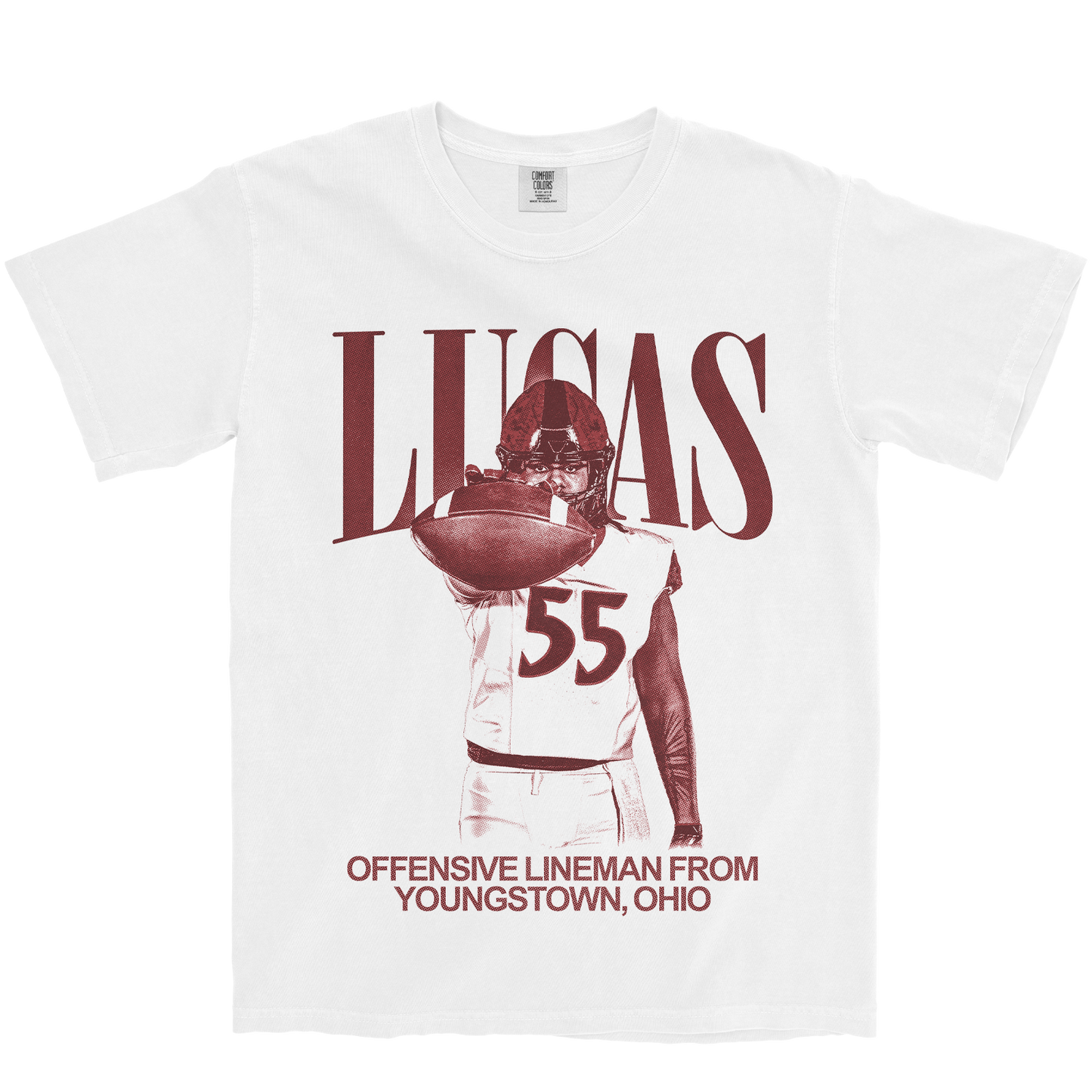 ISAAC LUCAS VINTAGE WHITE TEE