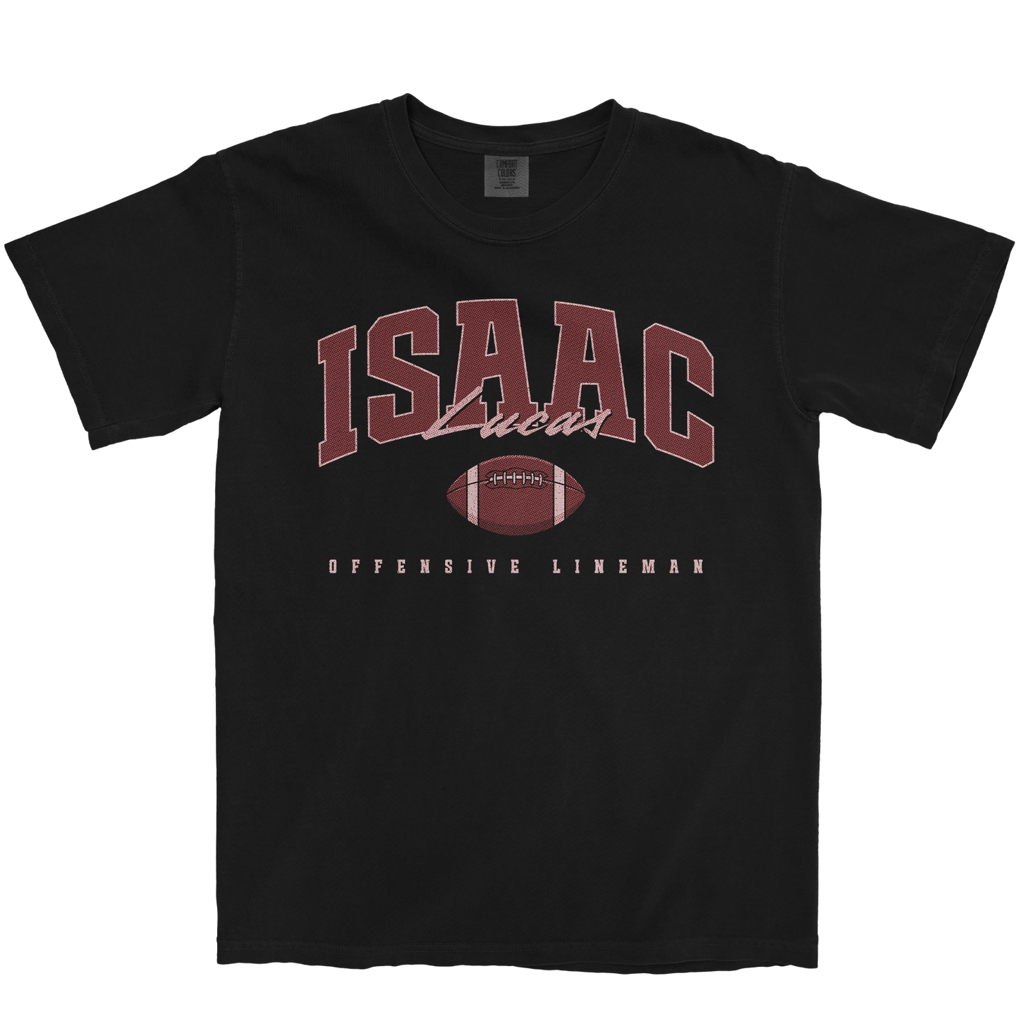 ISAAC LUCAS RETRO BLACK TEE