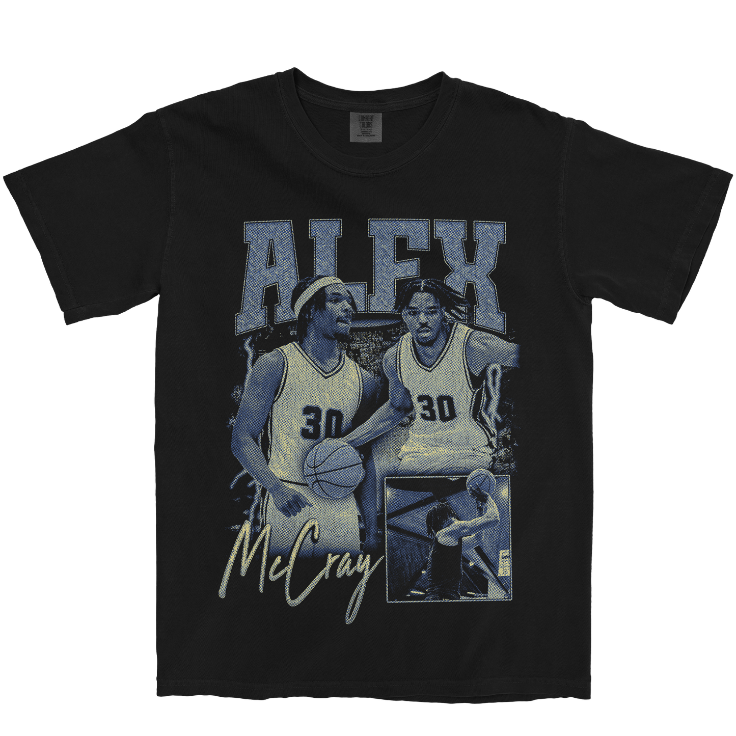 ALEX MCCRAY GRAPHIC BLACK TEE