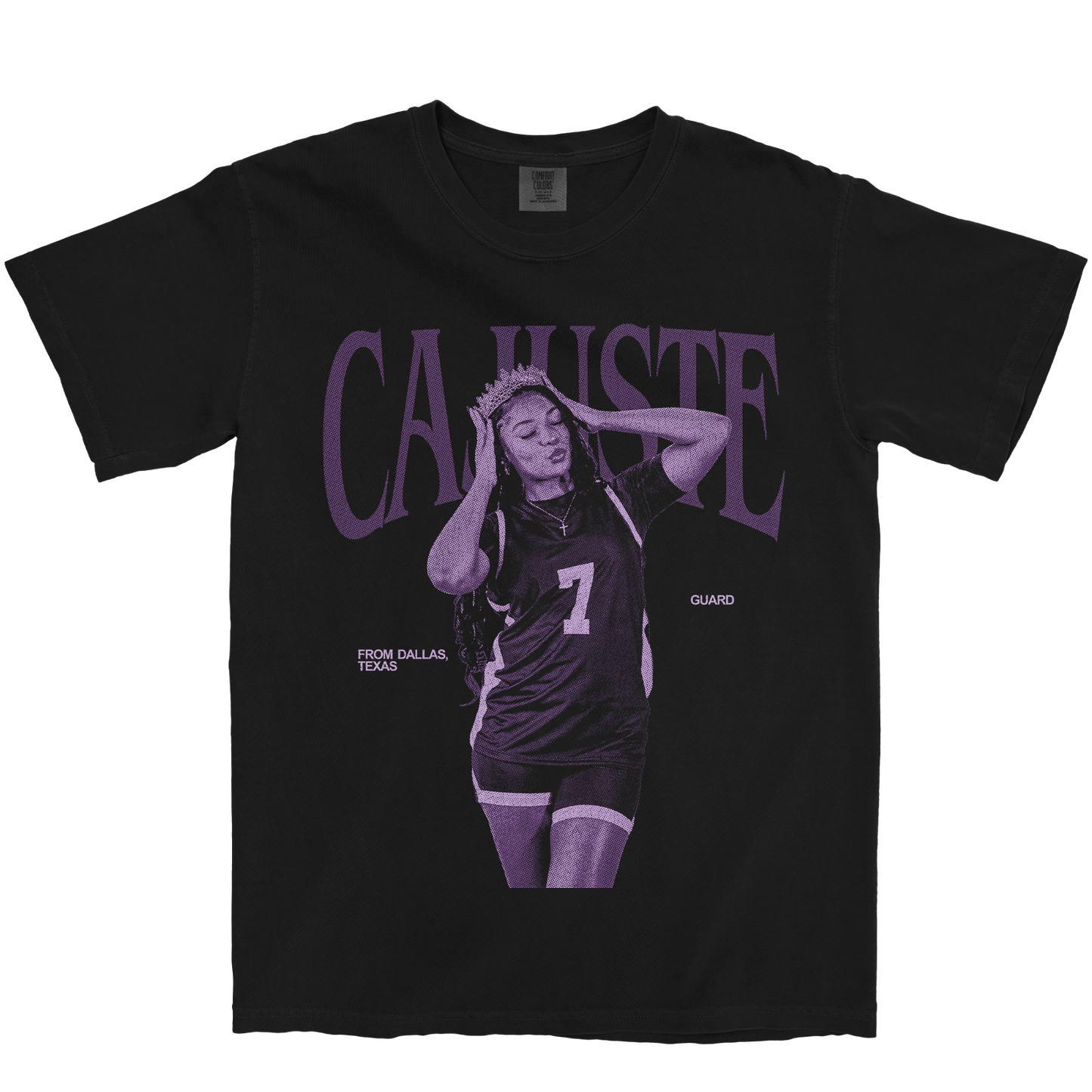 LYDIA CAJUSTE VINTAGE BLACK TEE