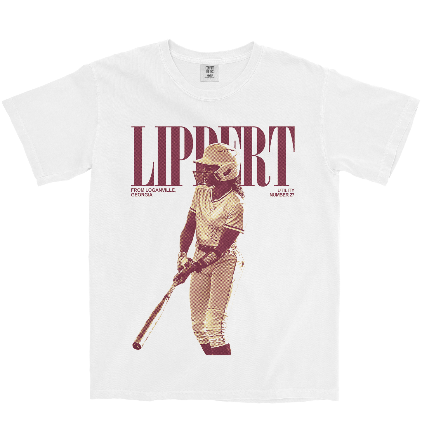 BROOKLIN LIPPERT VINTAGE WHITE TEE