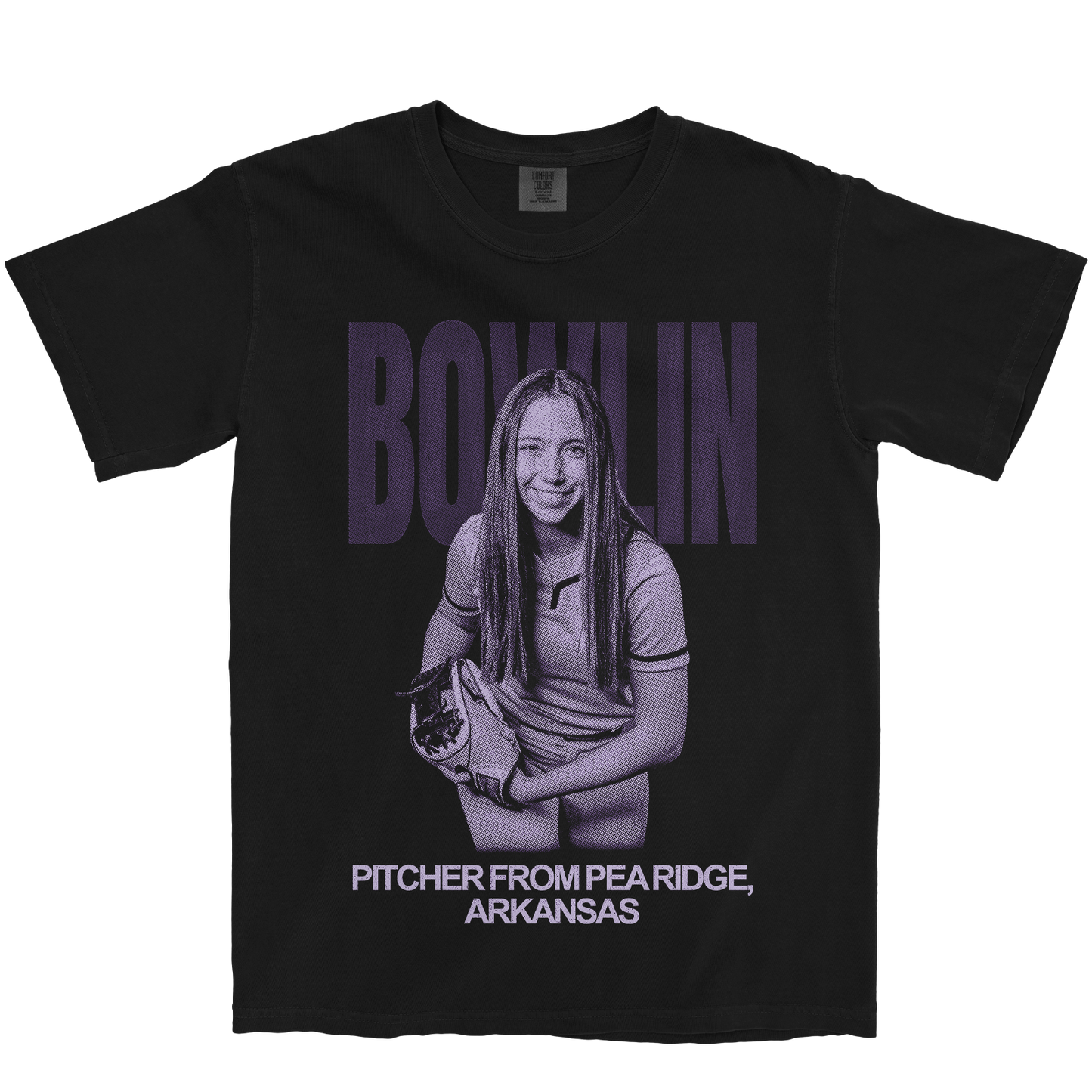 EMORY BOWLIN VINTAGE BLACK TEE