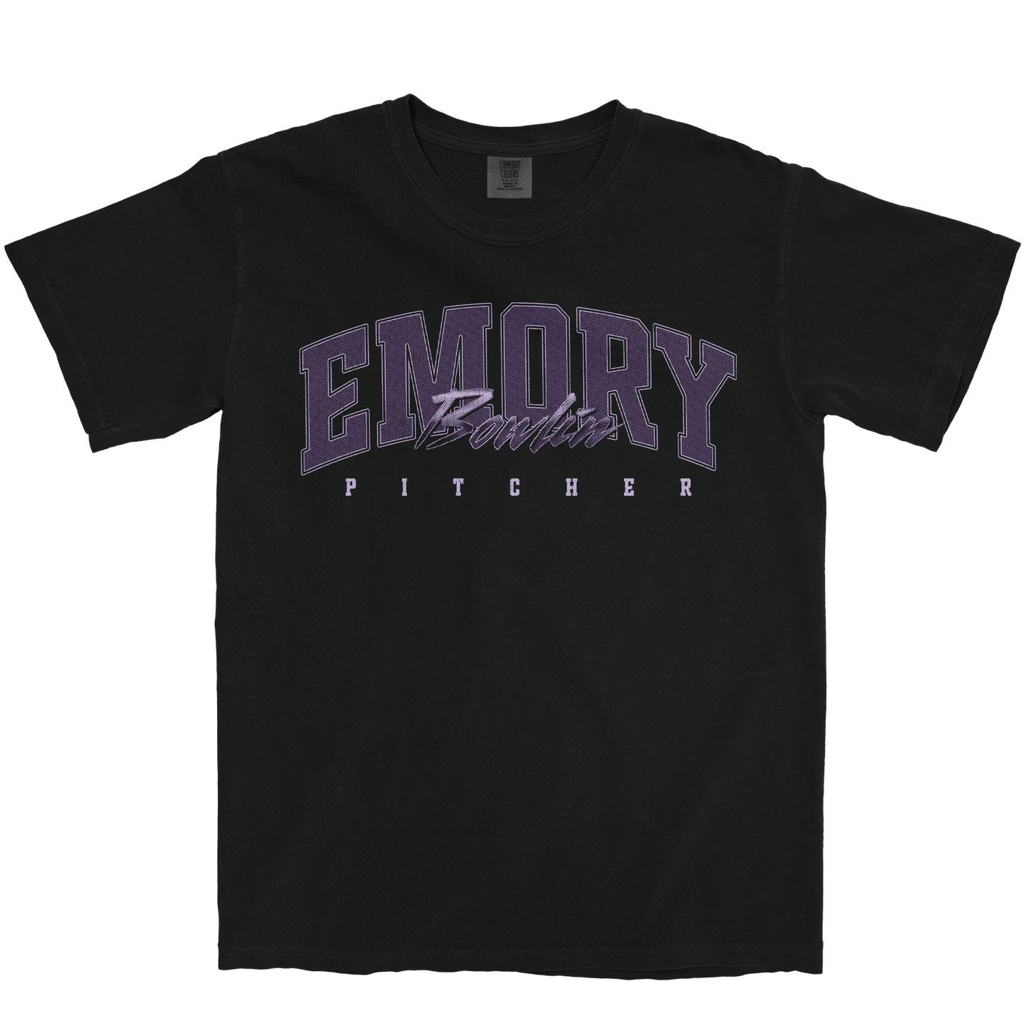 EMORY BOWLIN RETRO BLACK TEE