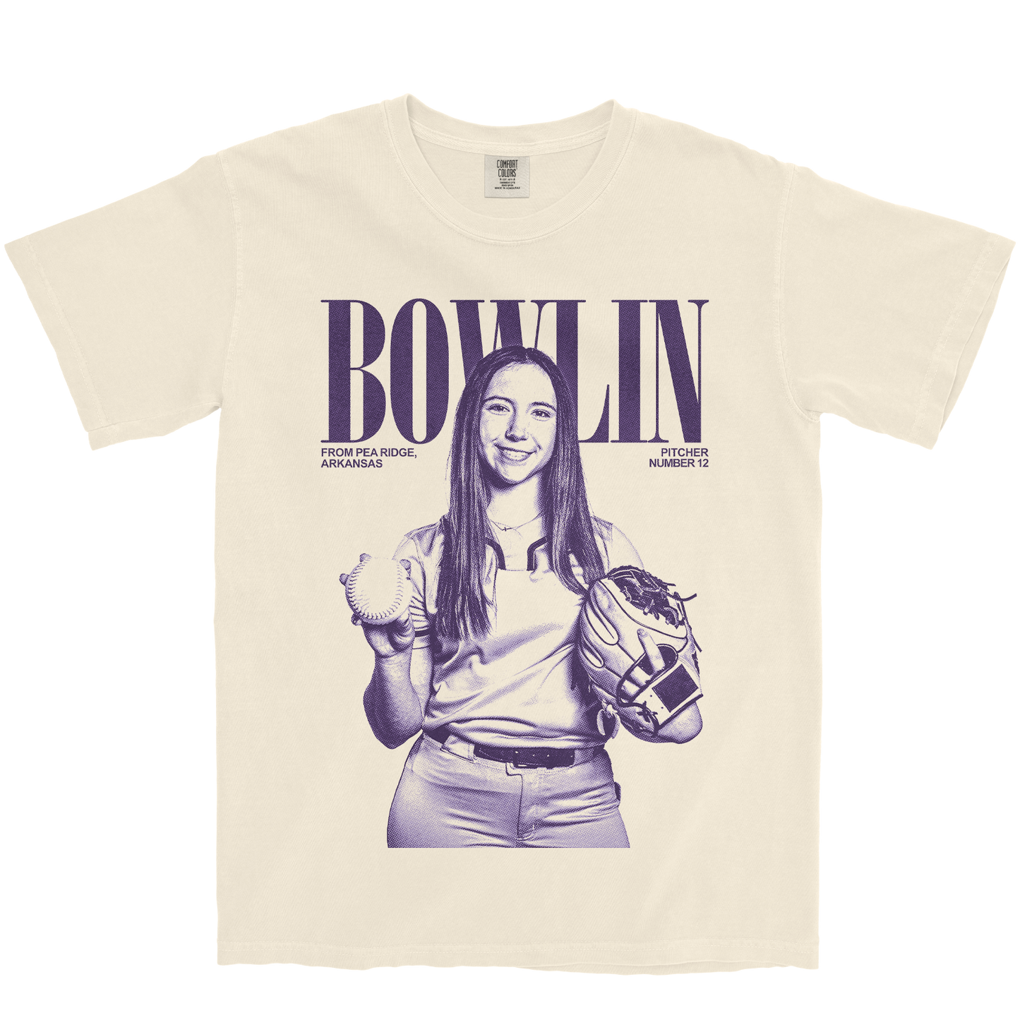 EMORY BOWLIN VINTAGE IVORY TEE