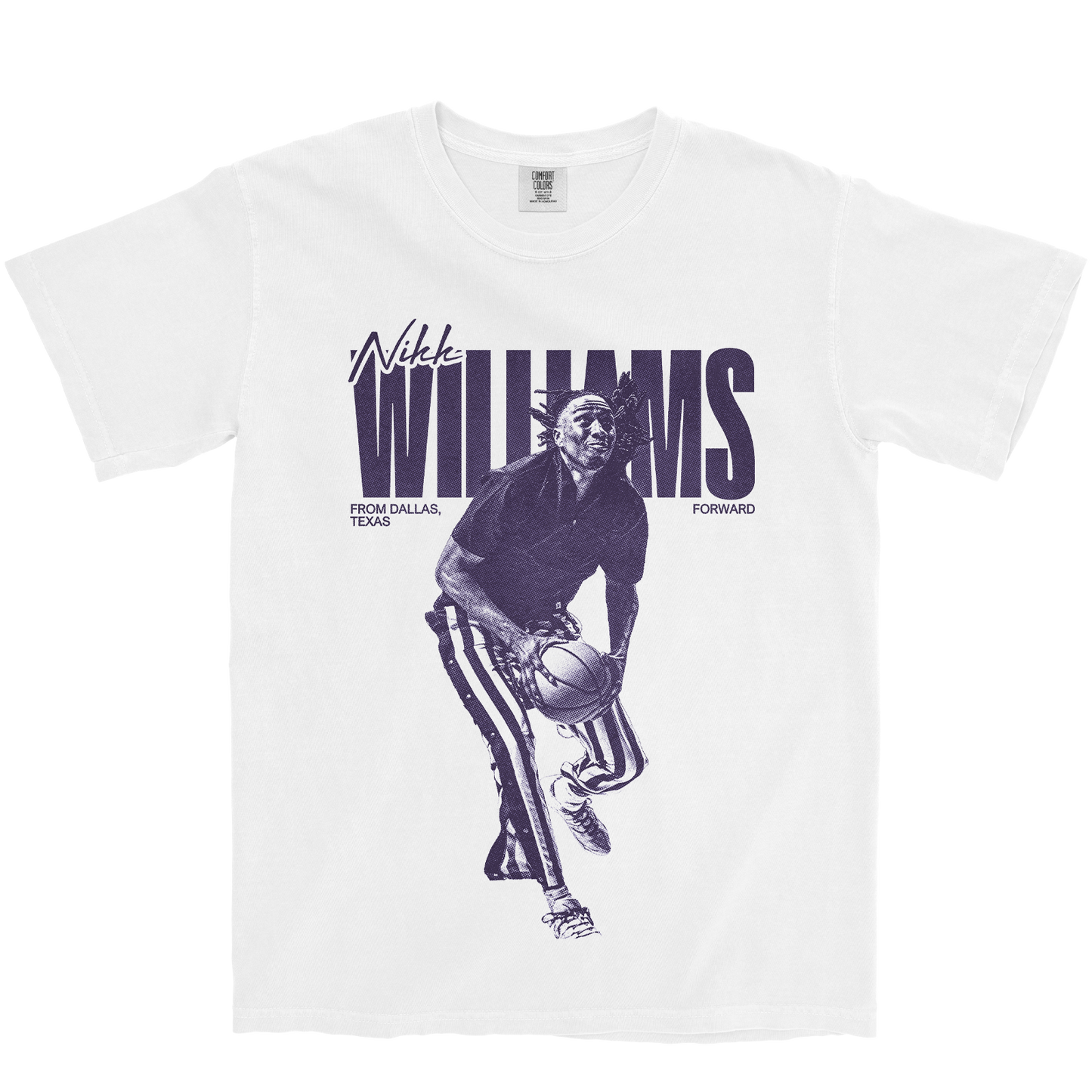 NIKK WILLIAMS VINTAGE WHITE TEE