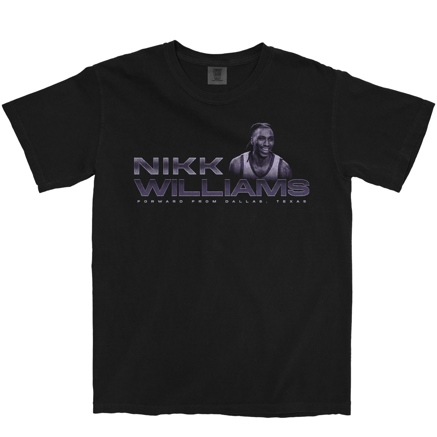 NIKK WILLIAMS RETRO BLACK TEE
