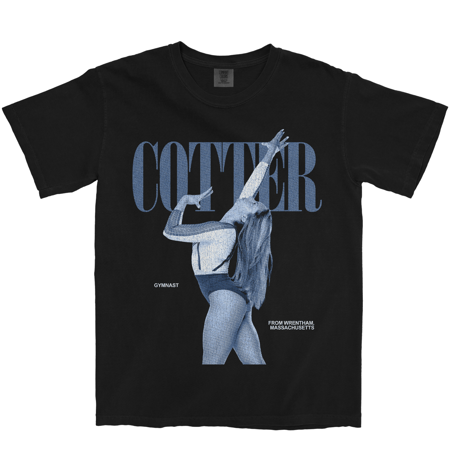 TALIA COTTER VINTAGE BLACK TEE