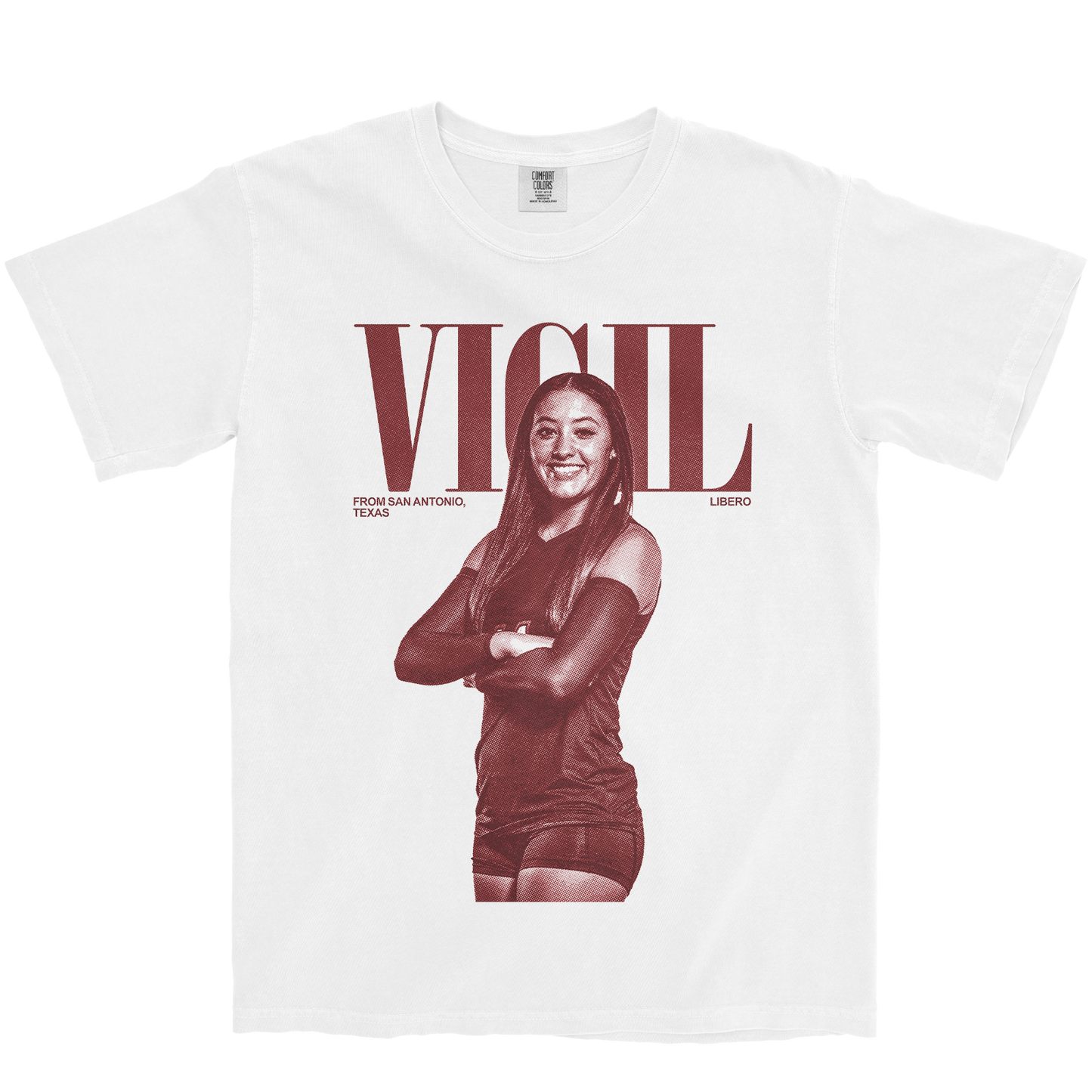 BROOKLYN VIGIL VINTAGE WHITE TEE