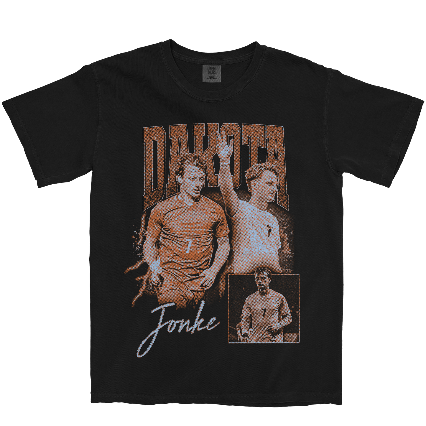 DAKOTA JONKE GRAPHIC BLACK TEE