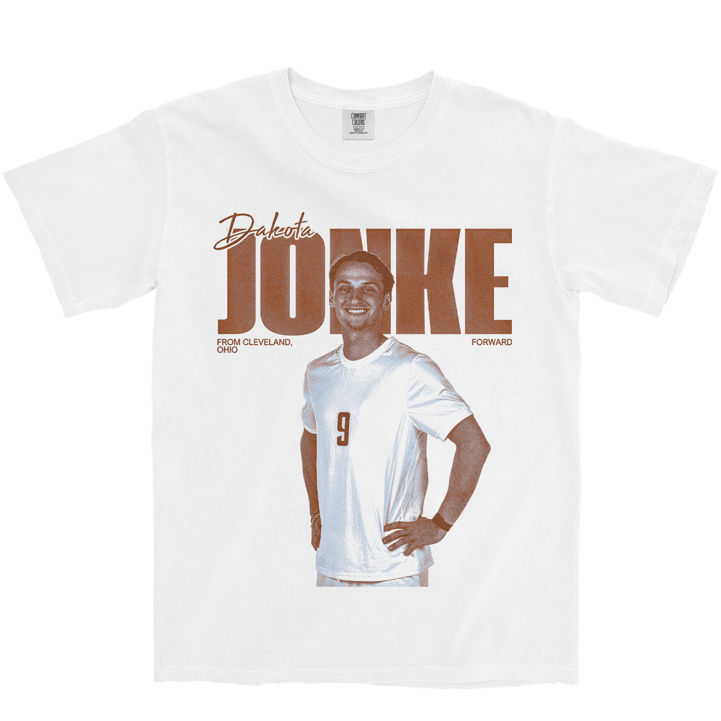 DAKOTA JONKE VINTAGE WHITE TEE