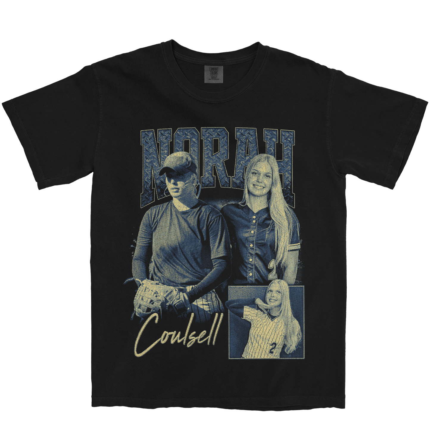 NORAH COULSELL GRAPHIC BLACK TEE