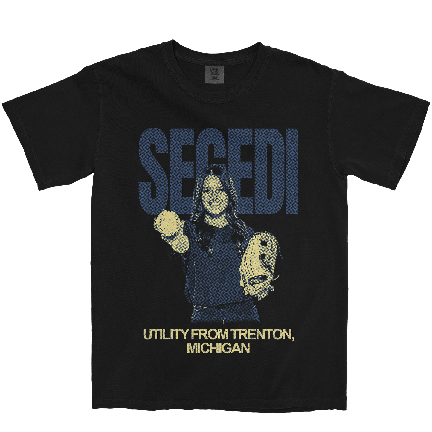 ANNIKA SEGEDI VINTAGE BLACK TEE