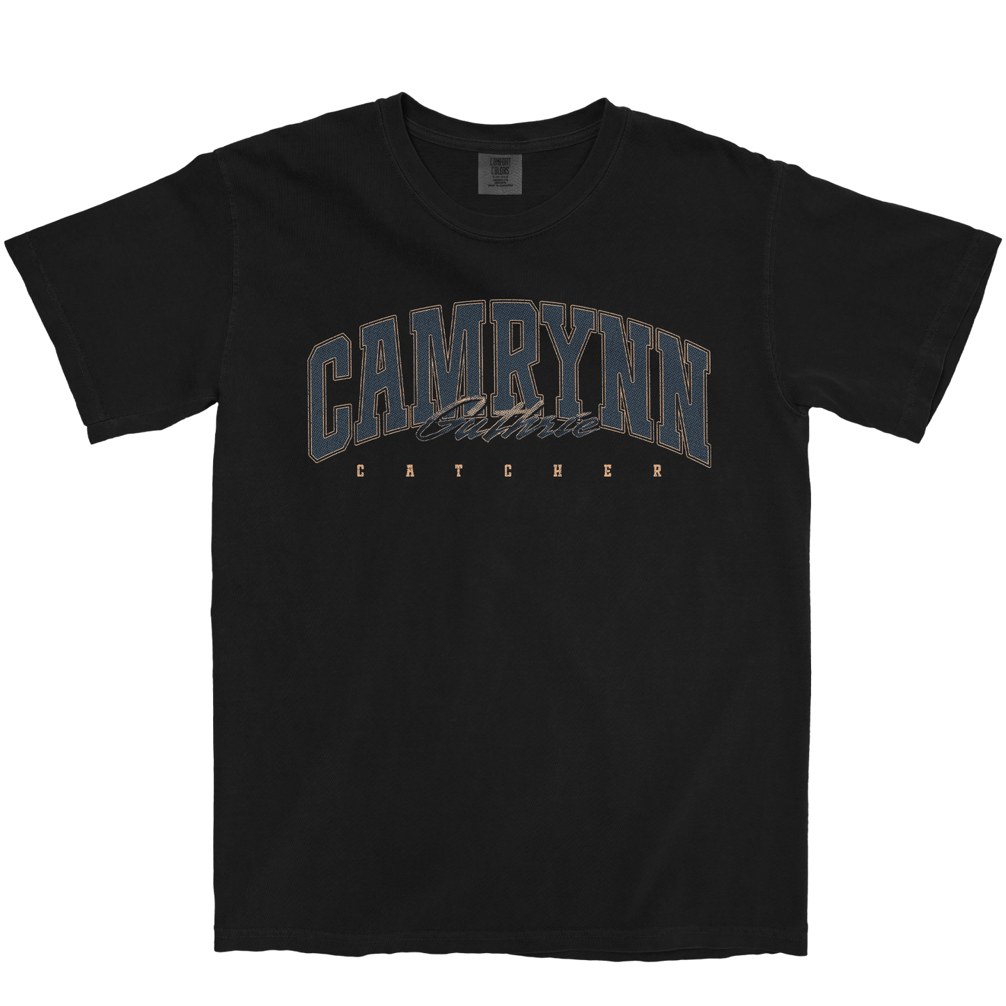 CAMRYNN GUTHRIE RETRO BLACK TEE