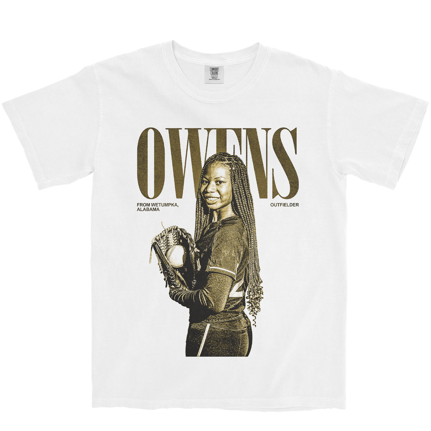 MCKENZIE OWENS VINTAGE WHITE TEE