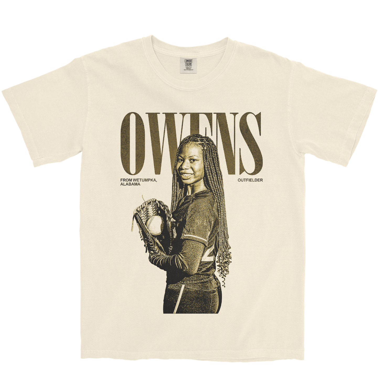 MCKENZIE OWENS VINTAGE IVORY TEE