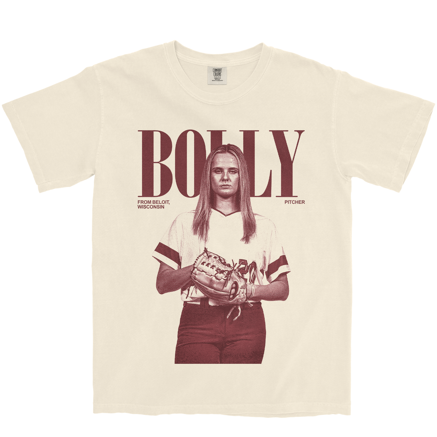 HANNAH BOLLY VINTAGE IVORY TEE