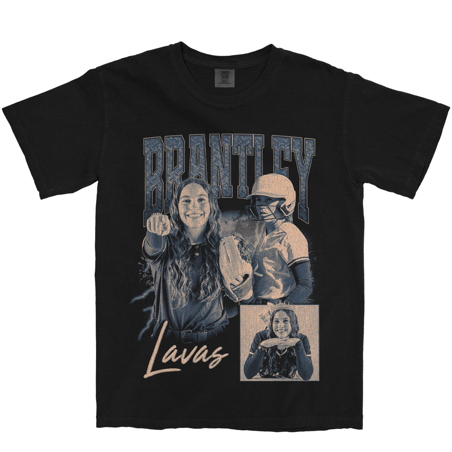 BRANTLEY LAVAS GRAPHIC BLACK TEE