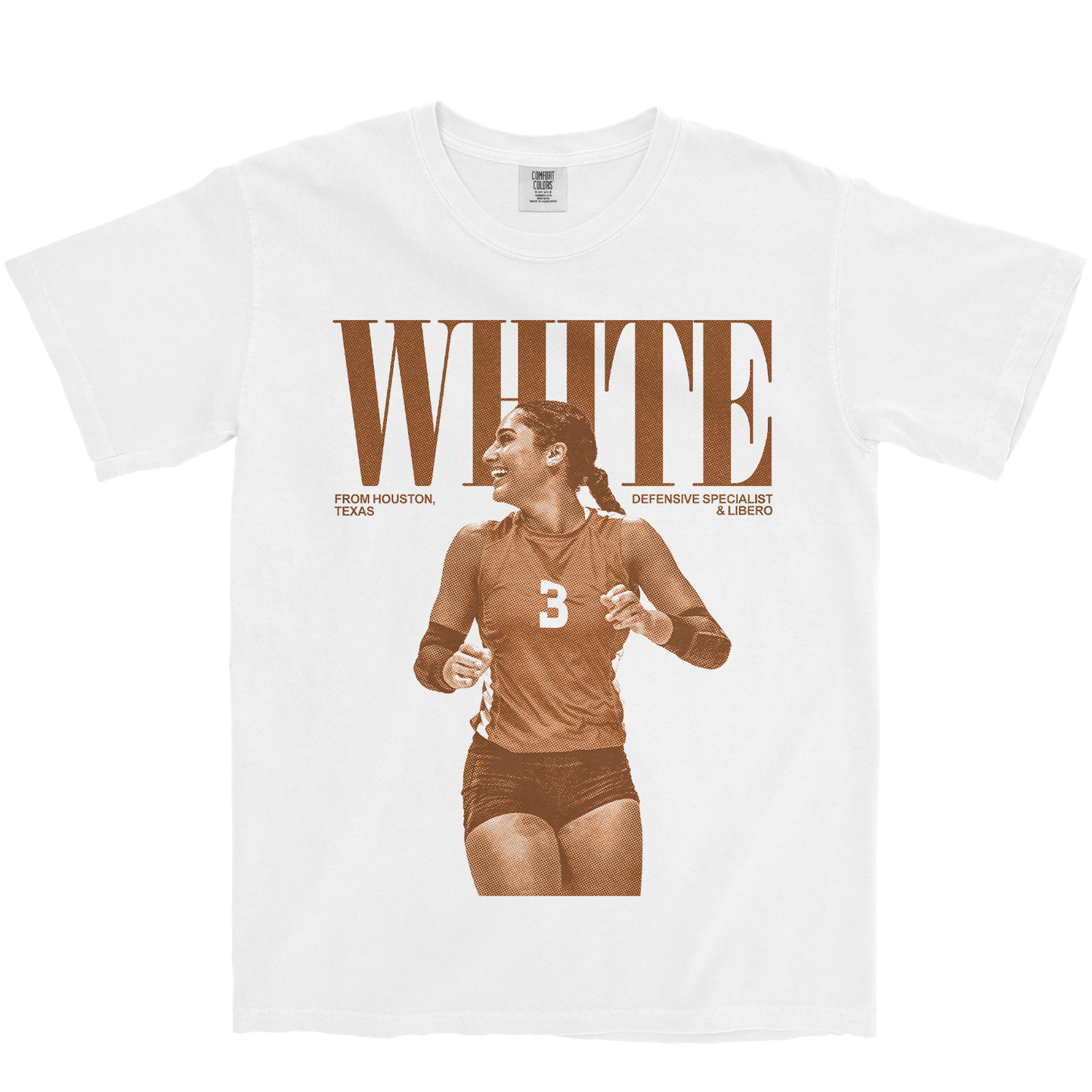SHAELIN WHITE VINTAGE WHITE TEE