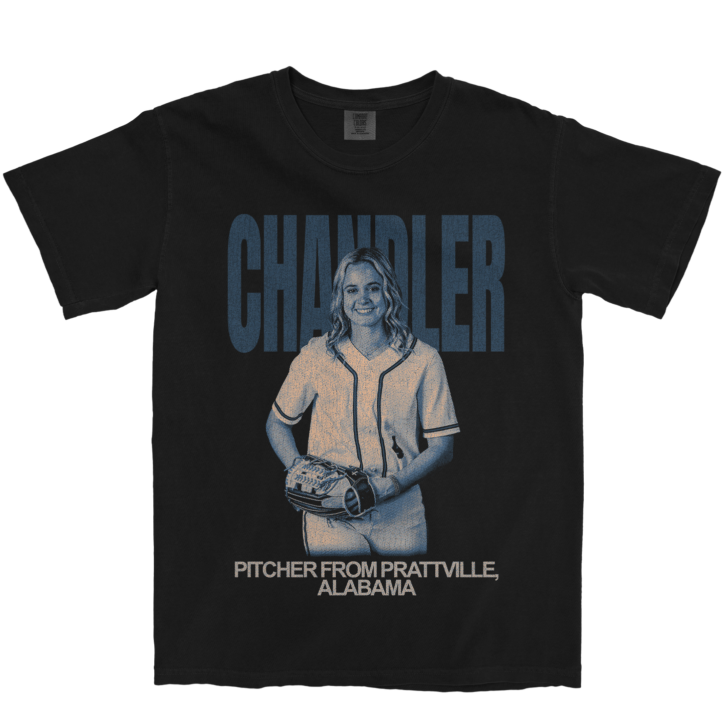 KAYTIE CHANDLER VINTAGE BLACK TEE