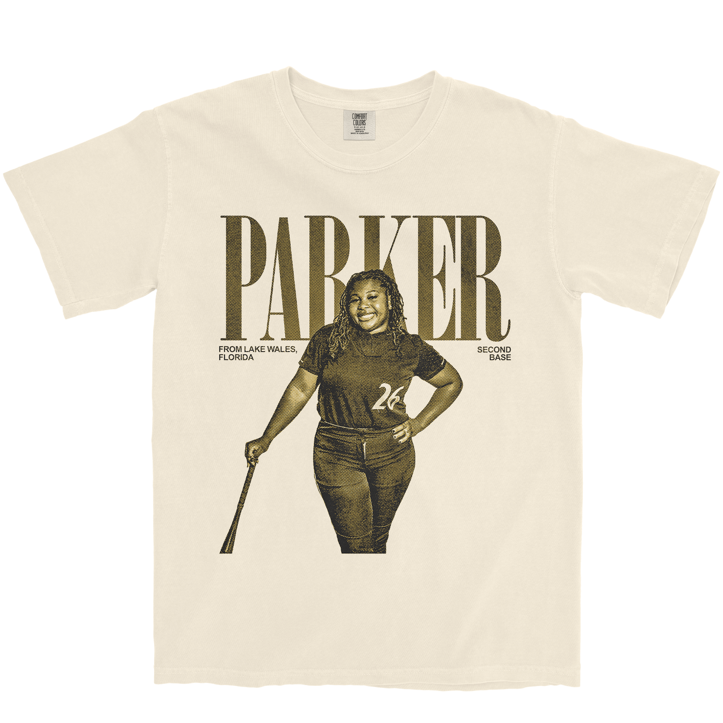SHARON PARKER VINTAGE IVORY TEE