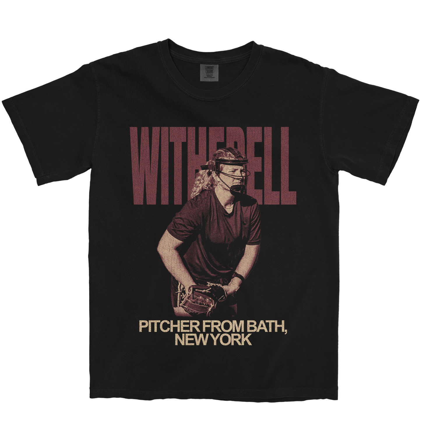 KAILI WITHERELL VINTAGE BLACK TEE