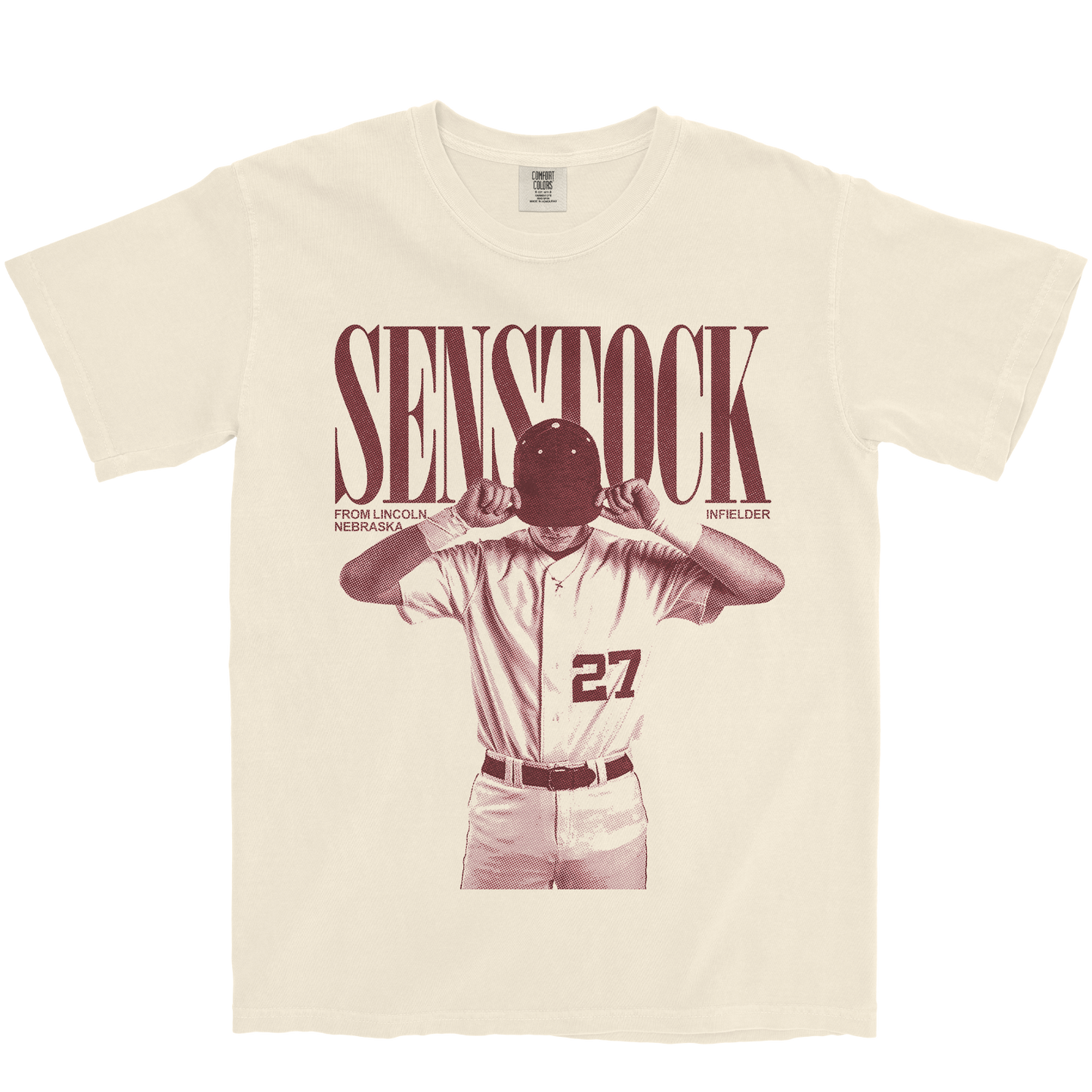 JOEY SENSTOCK VINTAGE IVORY TEE